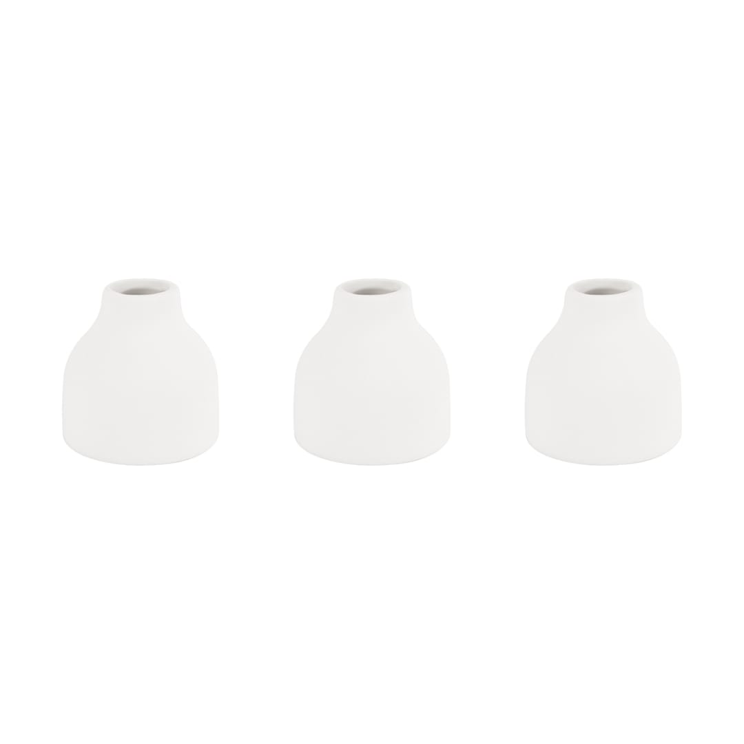 3 Pack DIY Ceramic Vases Kmart
