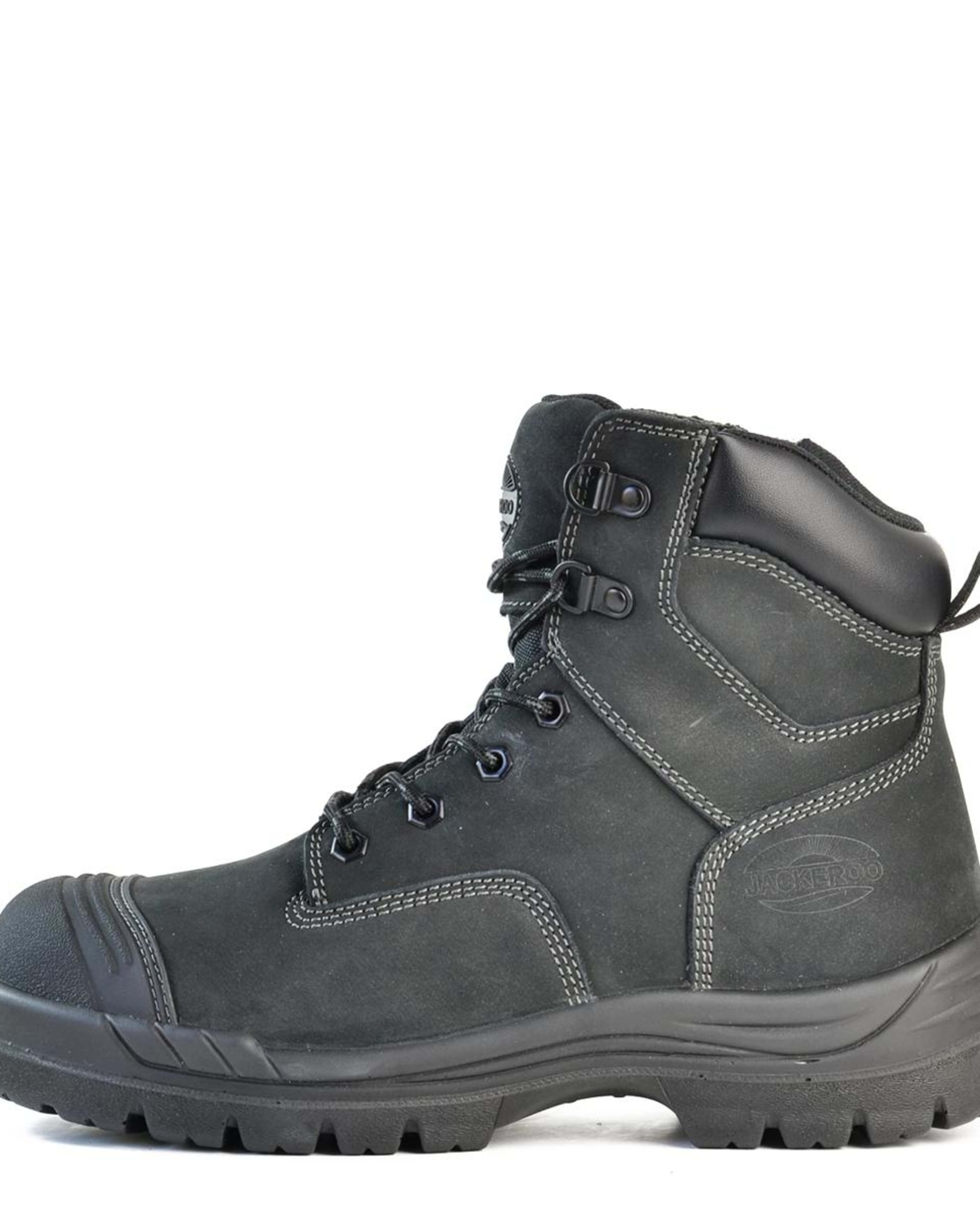 4 Zip Sided Safety Boots BLACK, 4 of 6