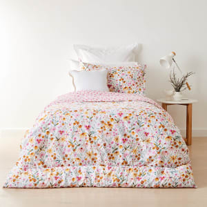 Sweet Floral Cotton Rich Reversible Comforter Set - Single Bed - Kmart