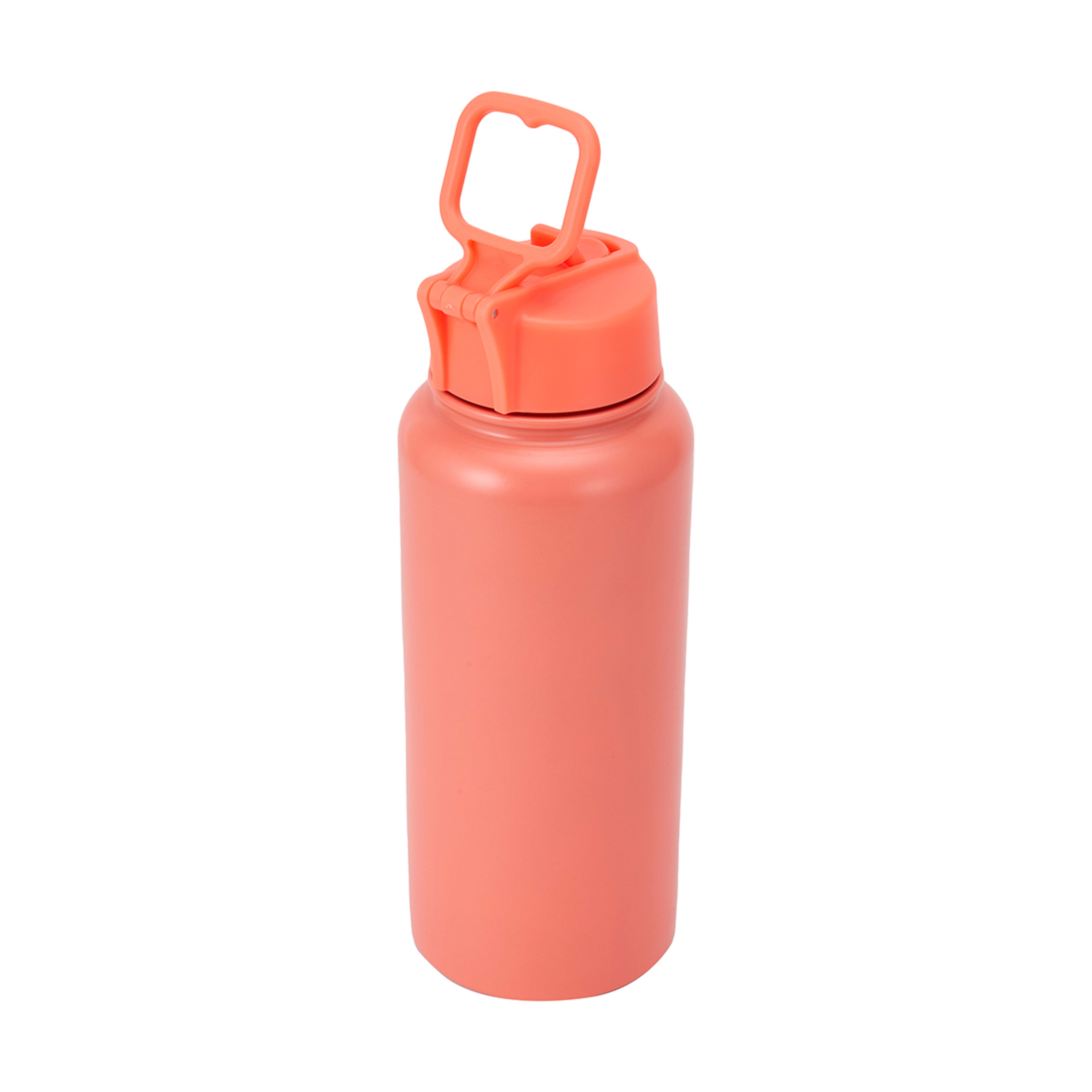 960ml Coral Double Wall Insulated Cylinder Drink Bottle Kmart