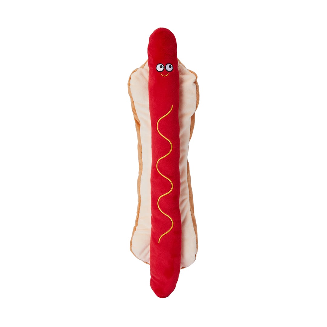 Pet Toy Plush Hotdog Kmart