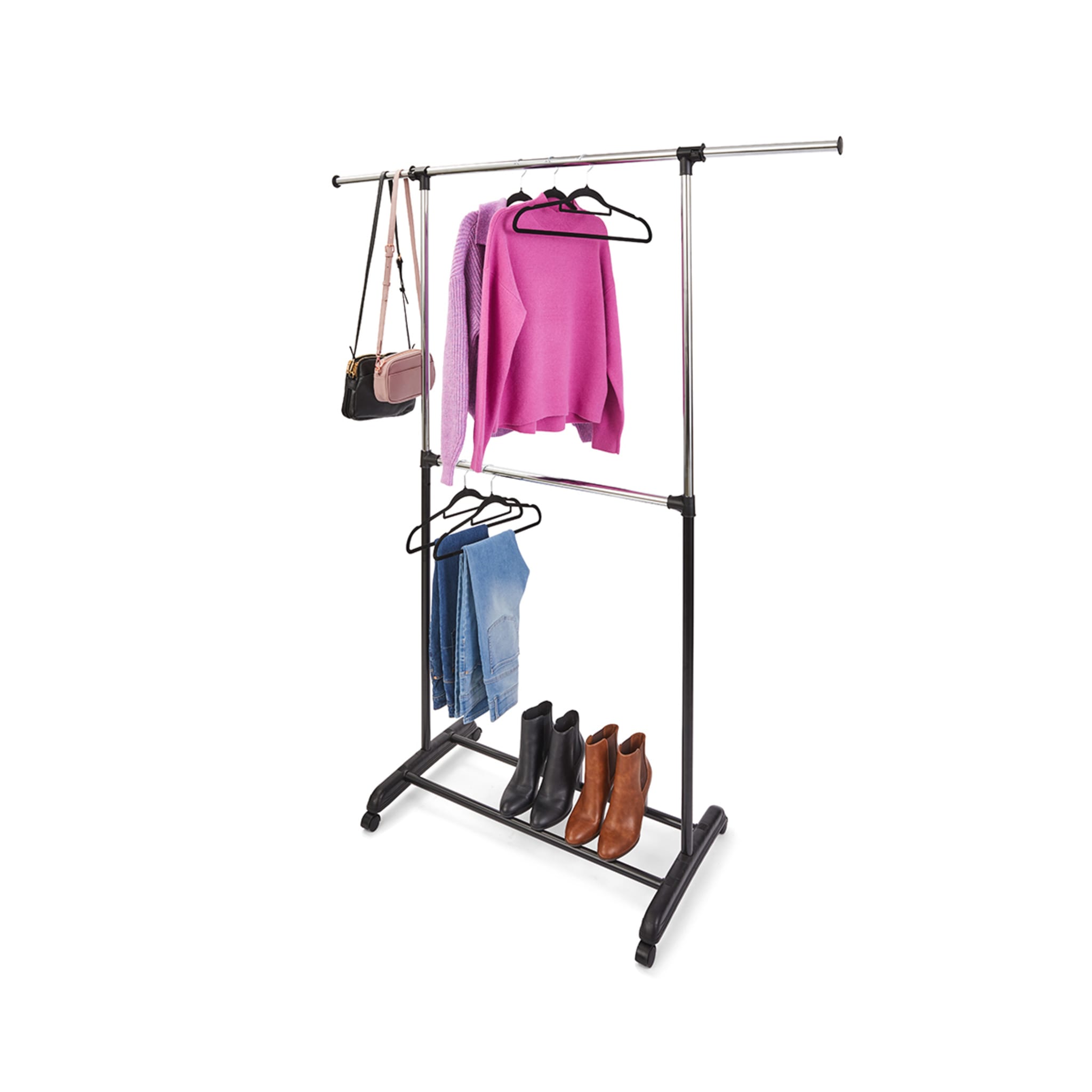 2 Tier Extendable Garment Rack Kmart