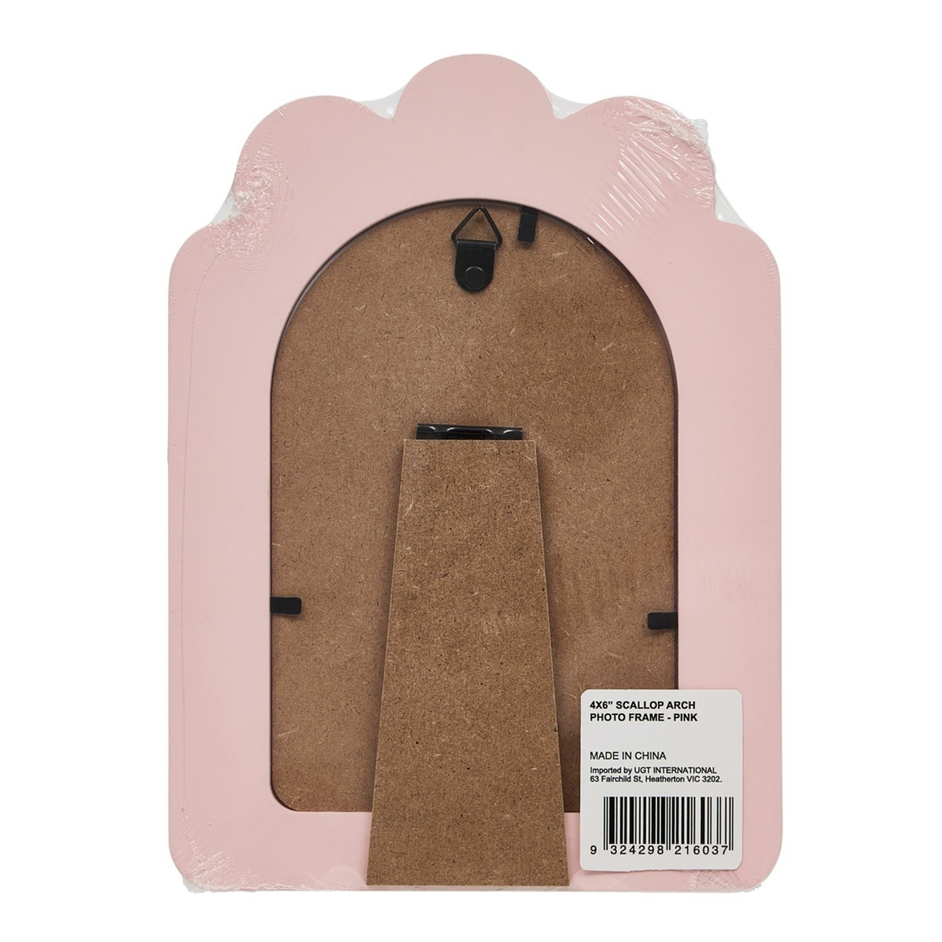 4 Mother's Day Scallop Arch Photo Frame 6in. x 4in. - Pink, 4 of 5