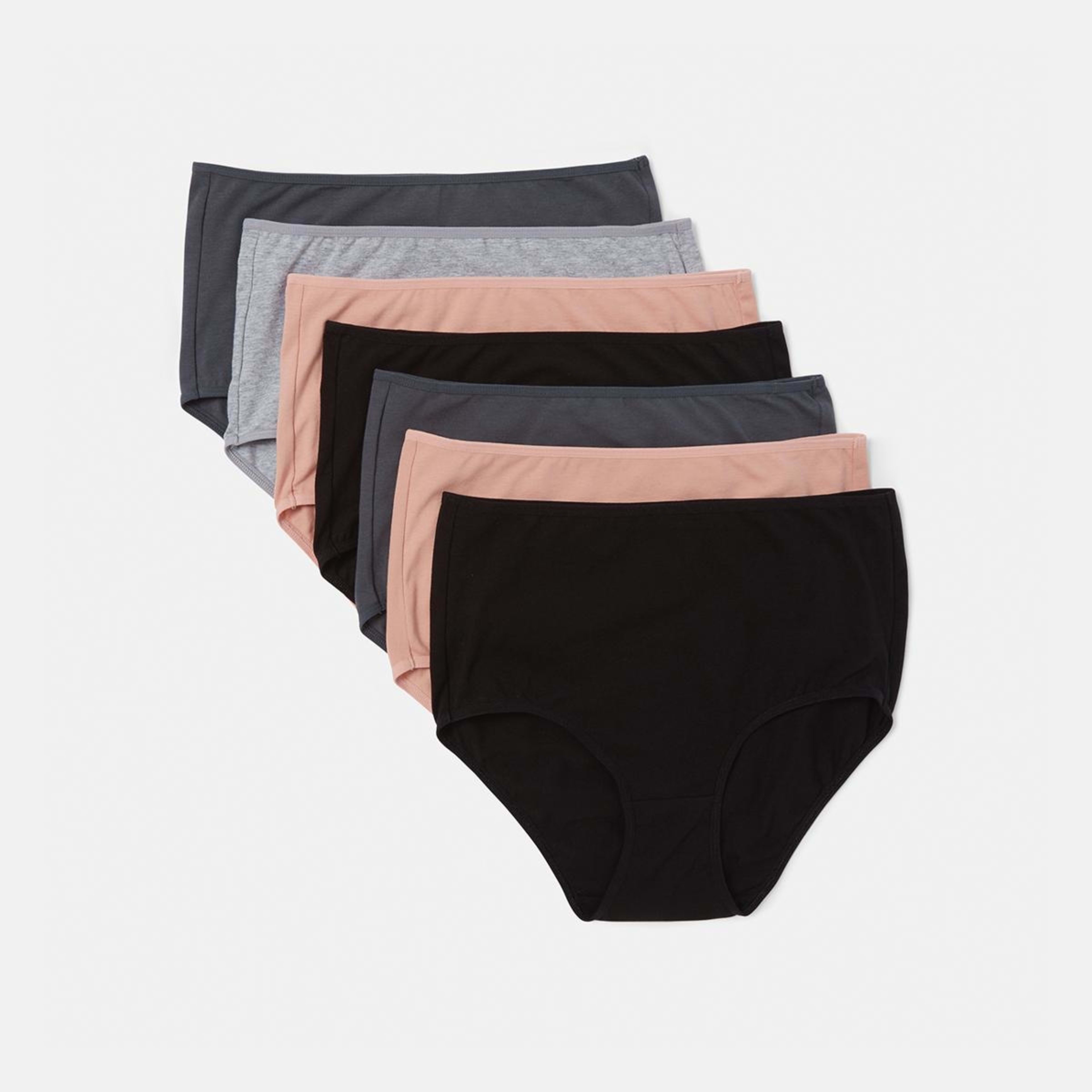 1 7 Pack Cotton Stretch Full Briefs Col Pack, 1 of 9