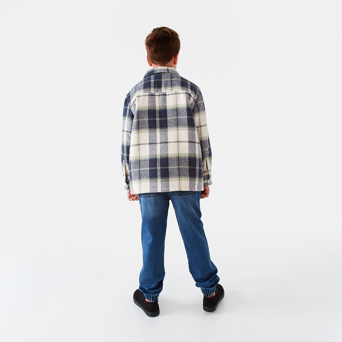 Sherpa Lined Plaid Jacket Kmart