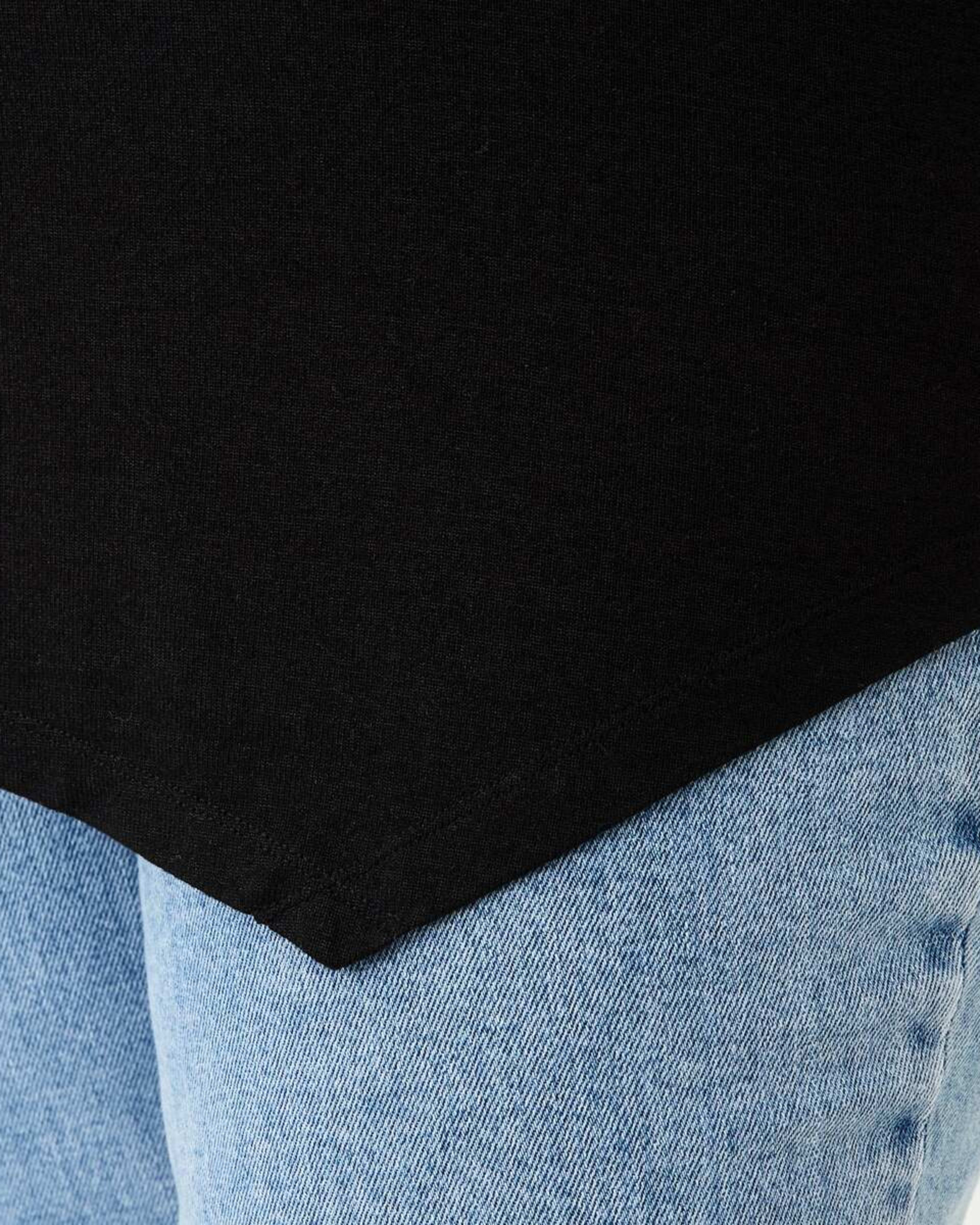 6 Curve Asymmetrical Long Sleeve Top Black, 6 of 6