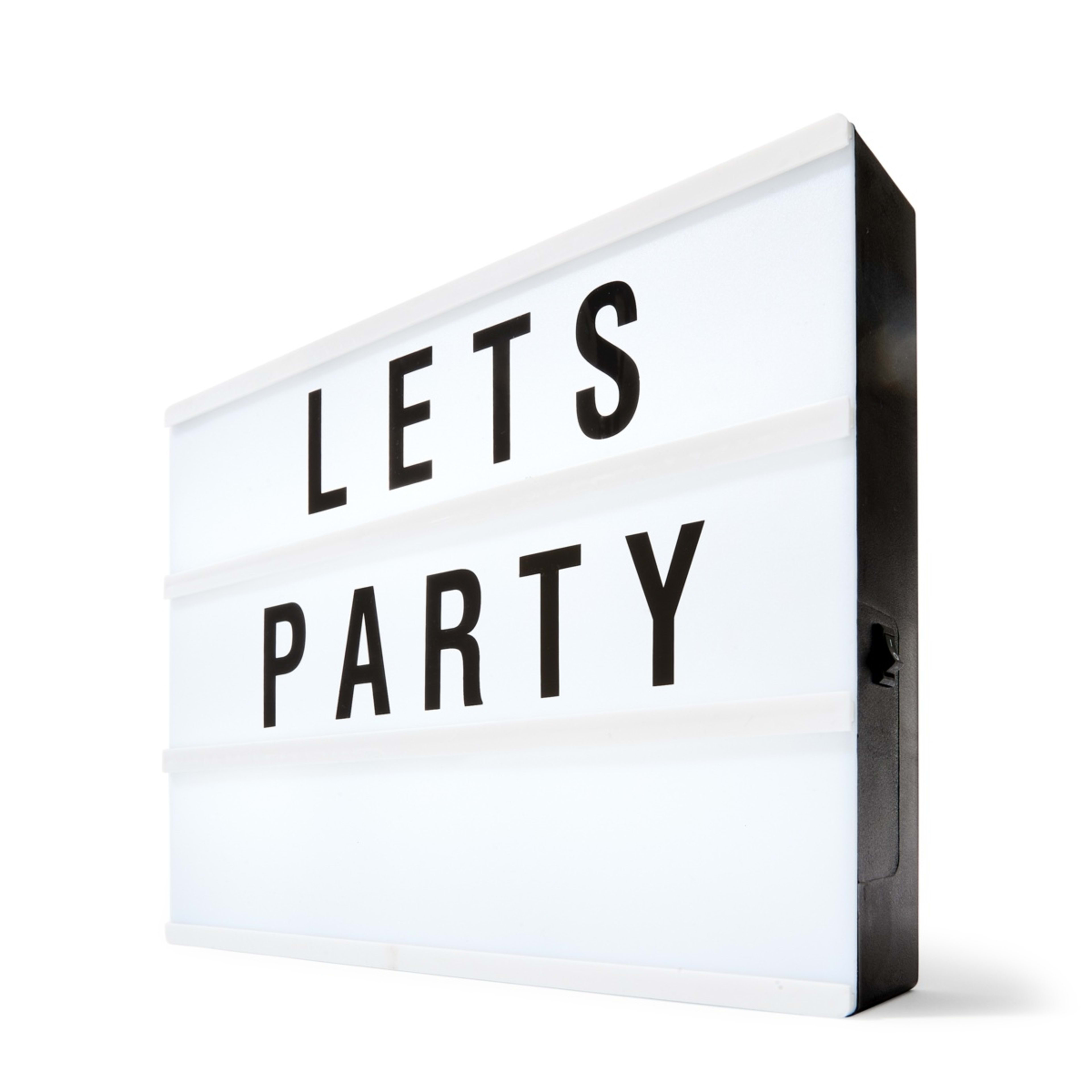 1 Light Box with Letters