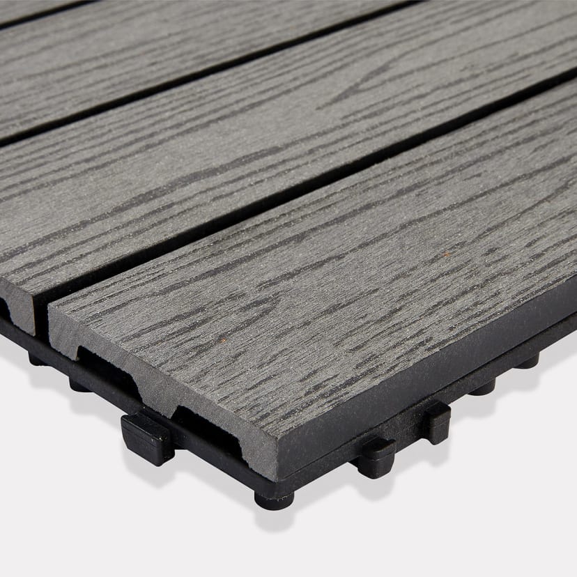 4 Pack Grey Decking Tiles Kmart