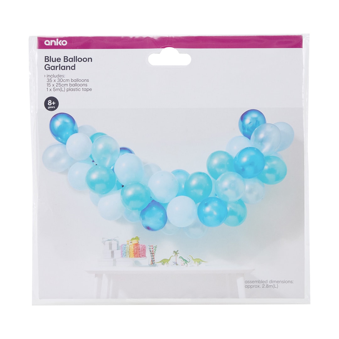 Blue Balloon Garland Kmart