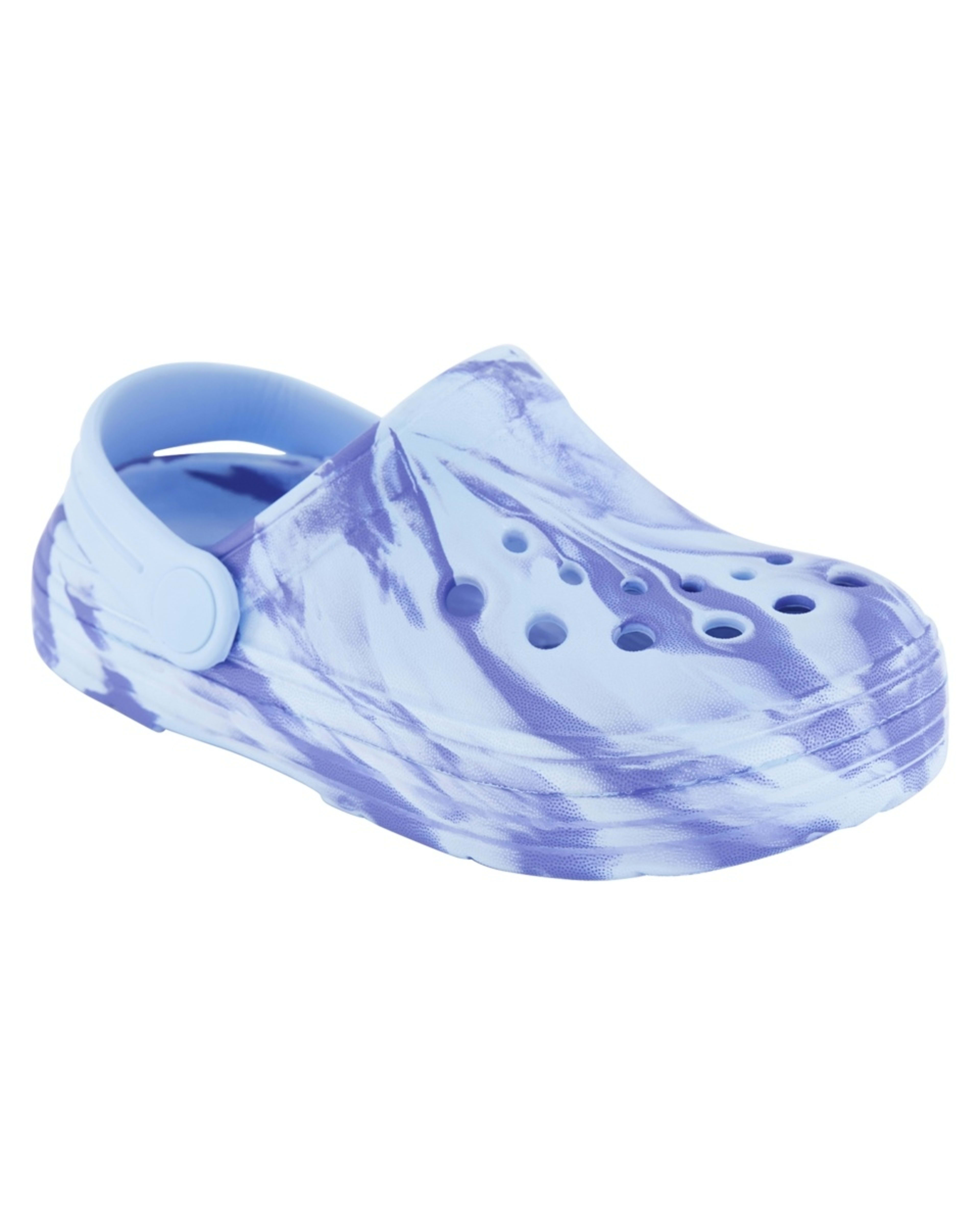 1 Junior Slip-On Clogs Marble Blu