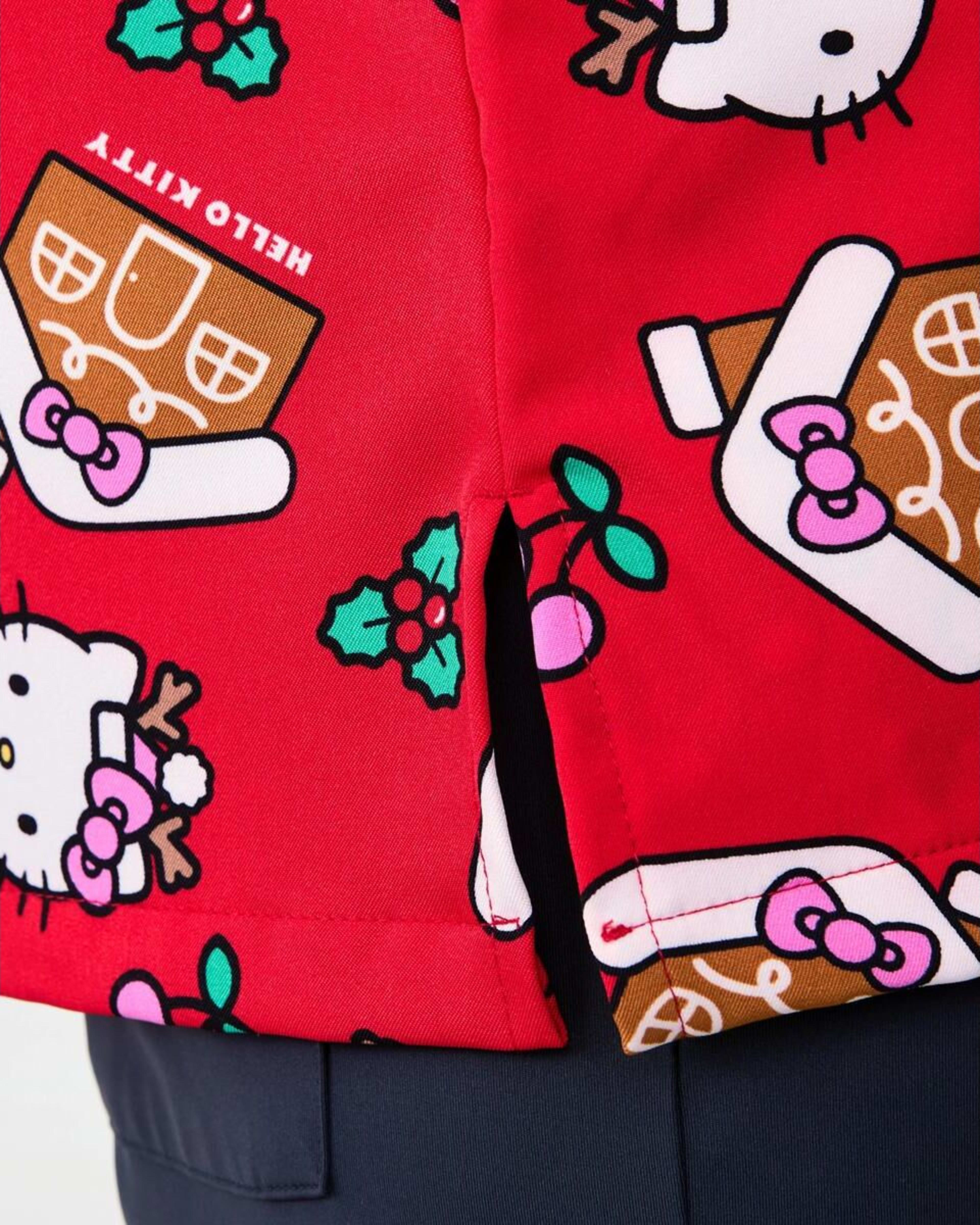 8 Workwear Hello Kitty License Christmas Scrub Top Hellokitty, 8 of 8