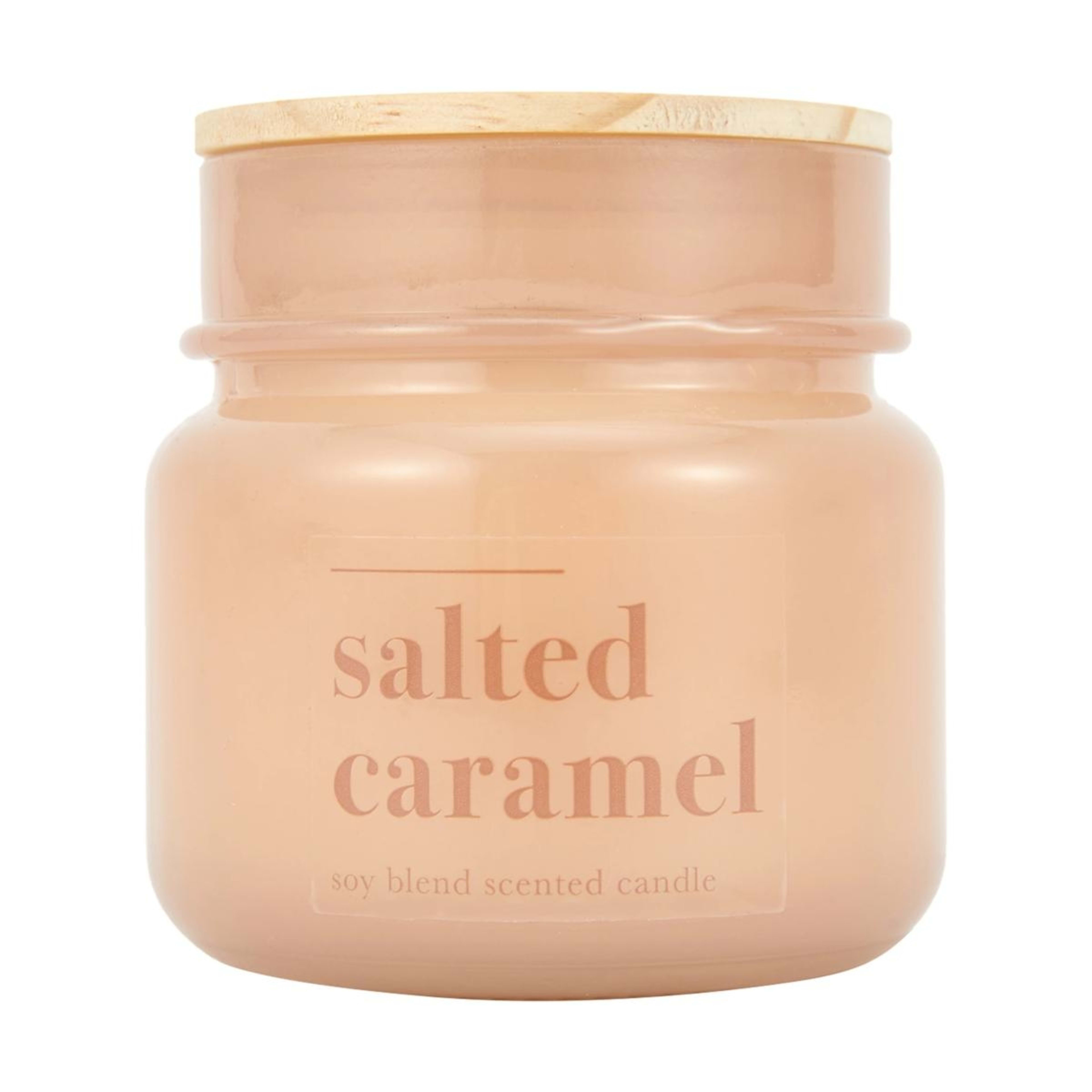 1 Salted Caramel Soy Blend Scented Jar Candle