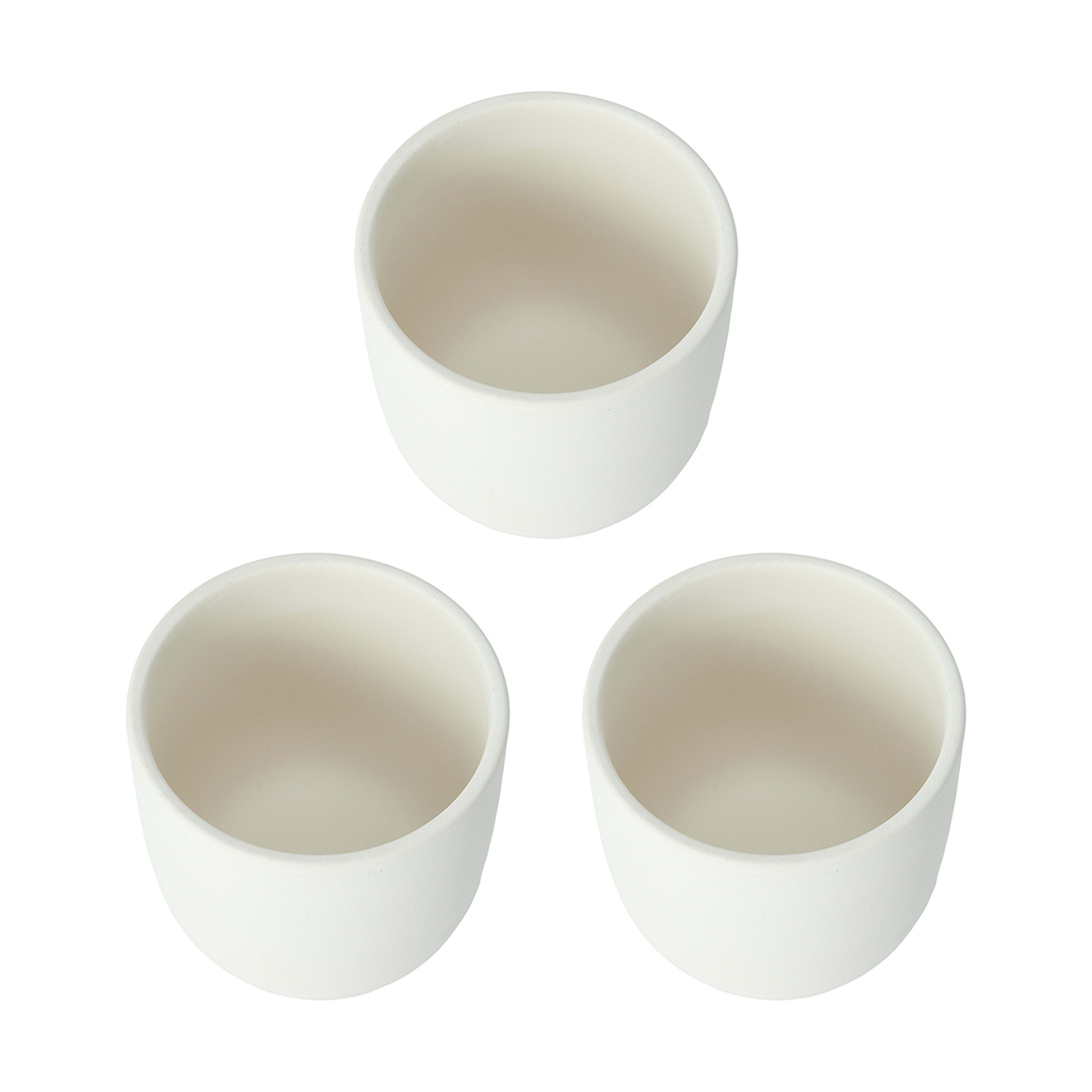 3 Pack DIY Ceramic Pots Kmart
