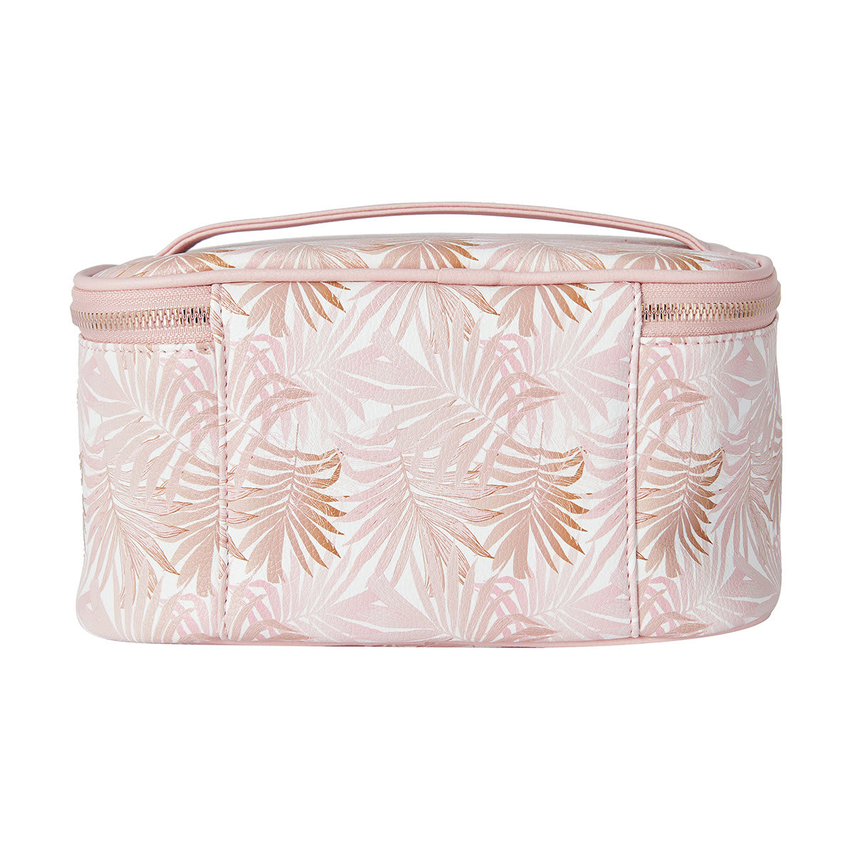 OXX Cosmetics Makeup Bag - Pink Palm - Kmart