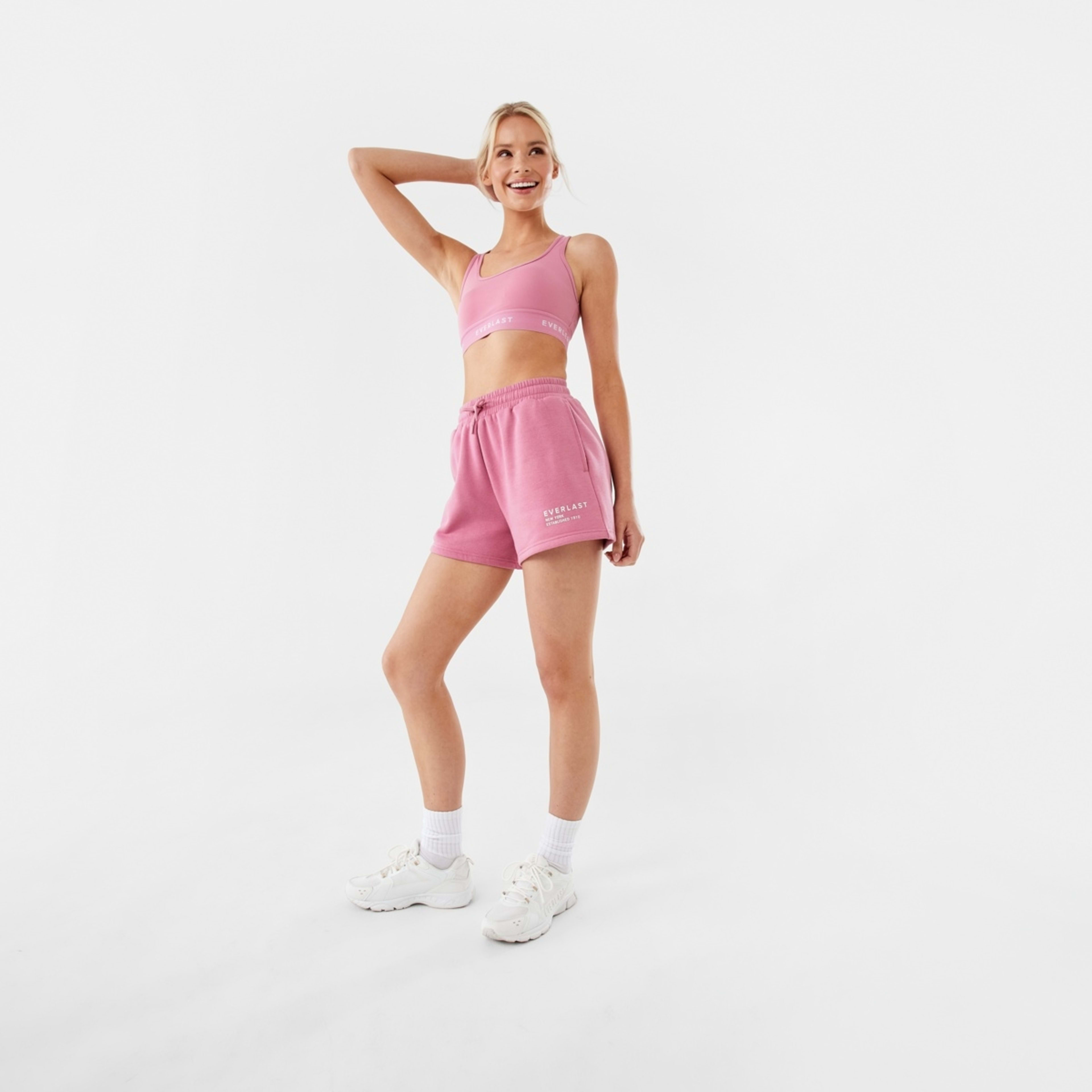 4 Everlast Womens Racer Back Sports Crop Top Everlast Branded Waistband, 4 of 9