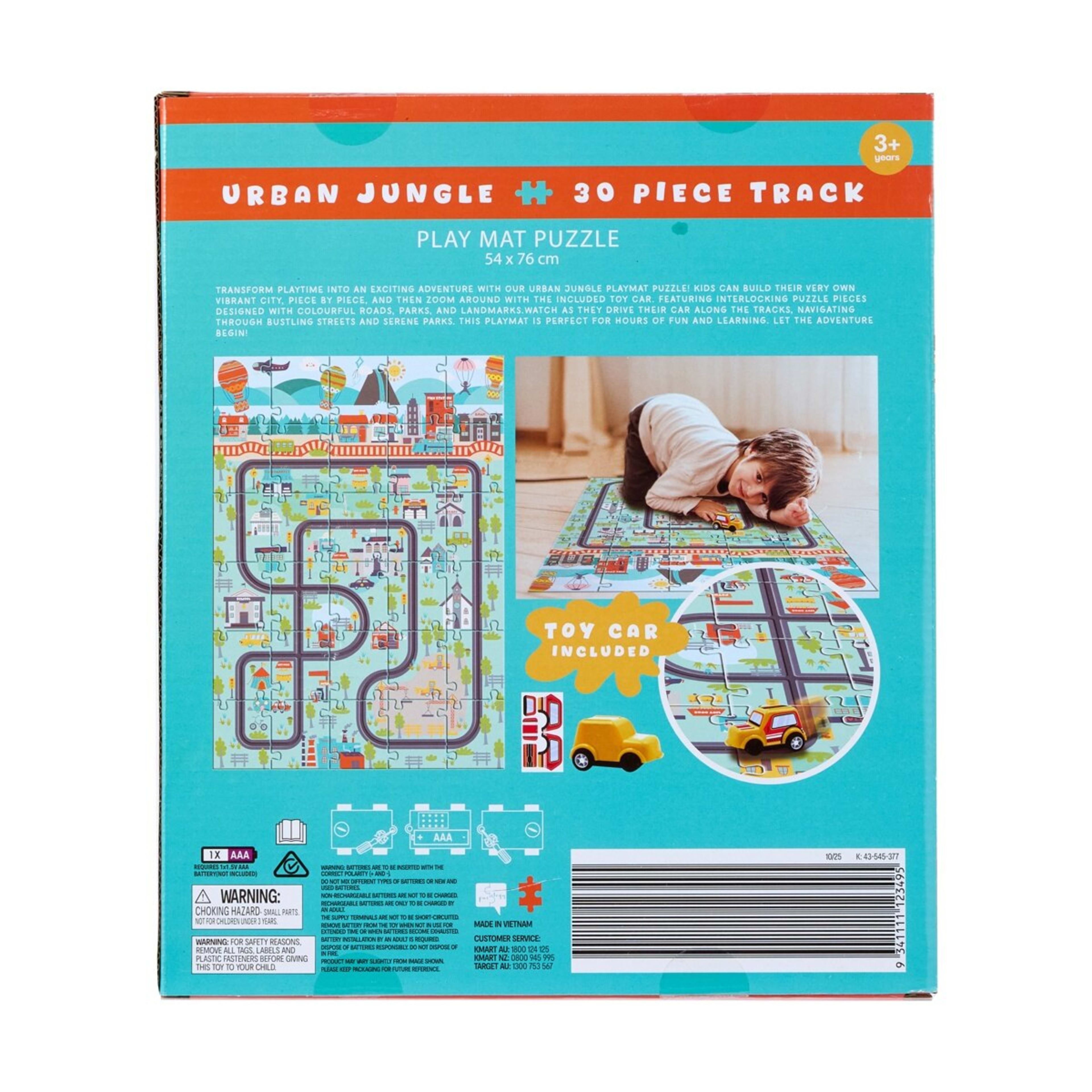 7 30 Piece Urban Jungle Track Play Mat Puzzle, 7 of 7
