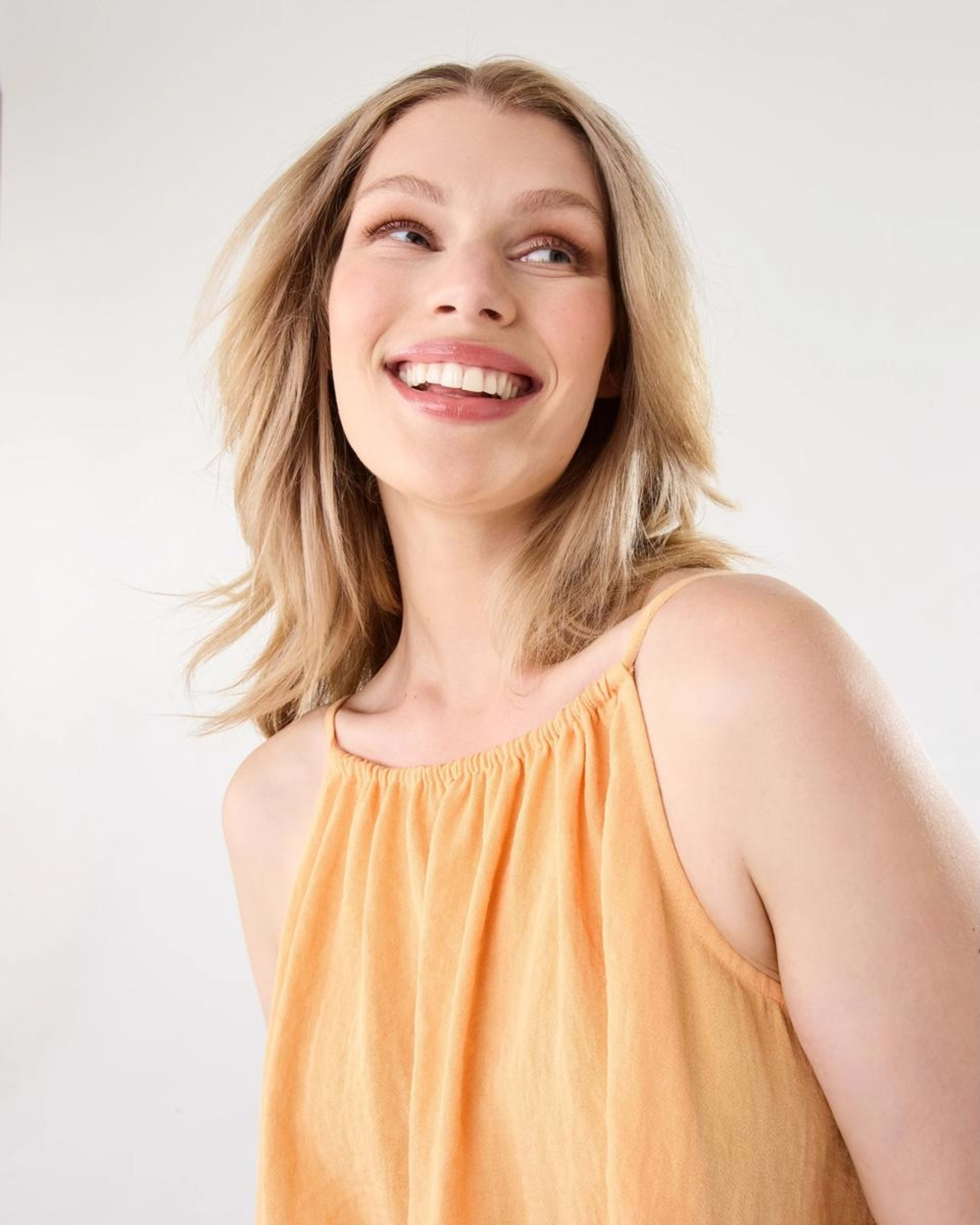 5 Sleeveless Textured Mini Dress Papaya, 5 of 10