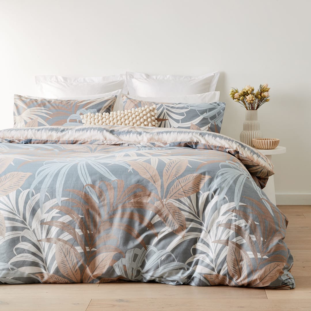 Sonny Reversible Quilt Cover Set Queen Bed Kmart