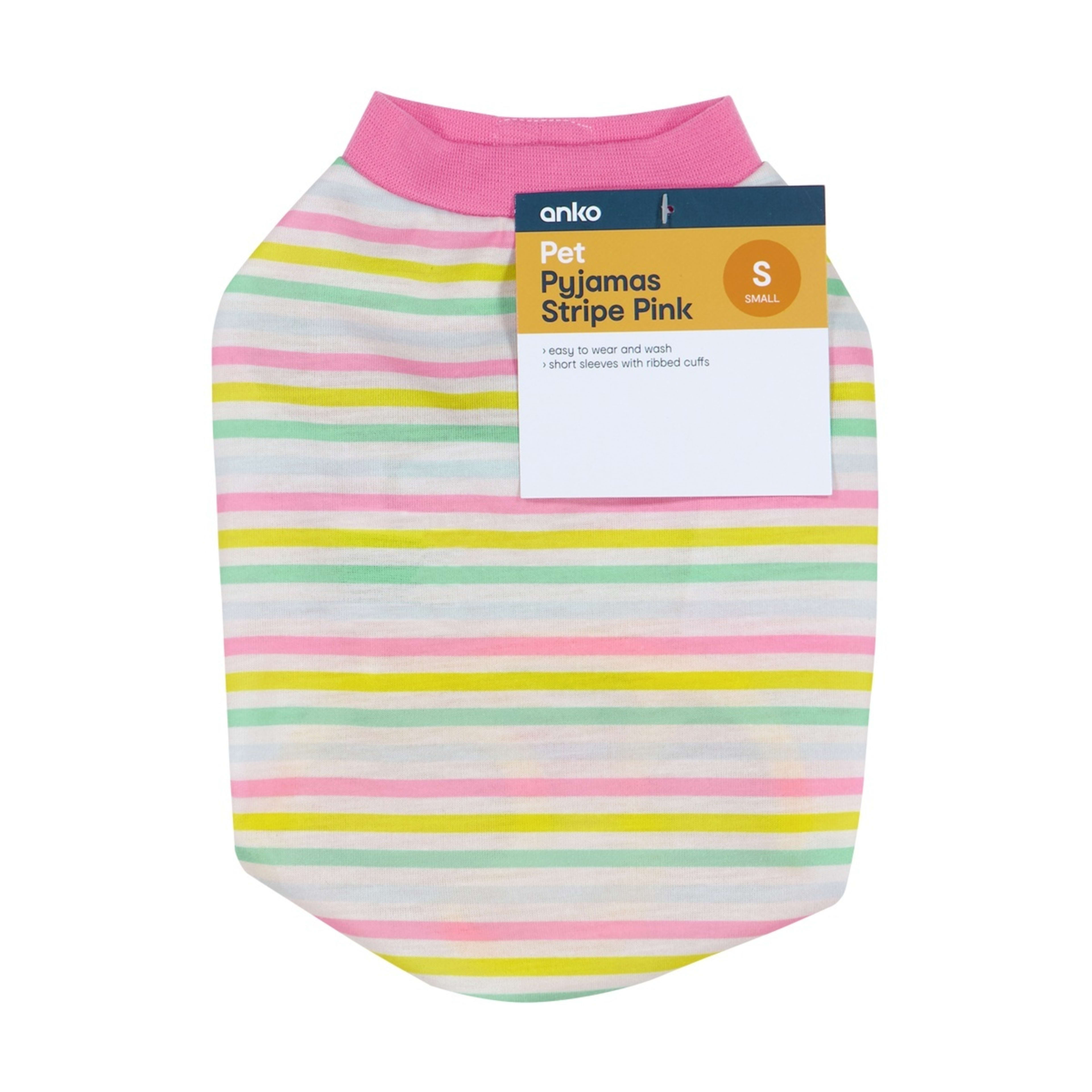 9 Pet Pyjamas Stripe - Small, Pink, 9 of 9