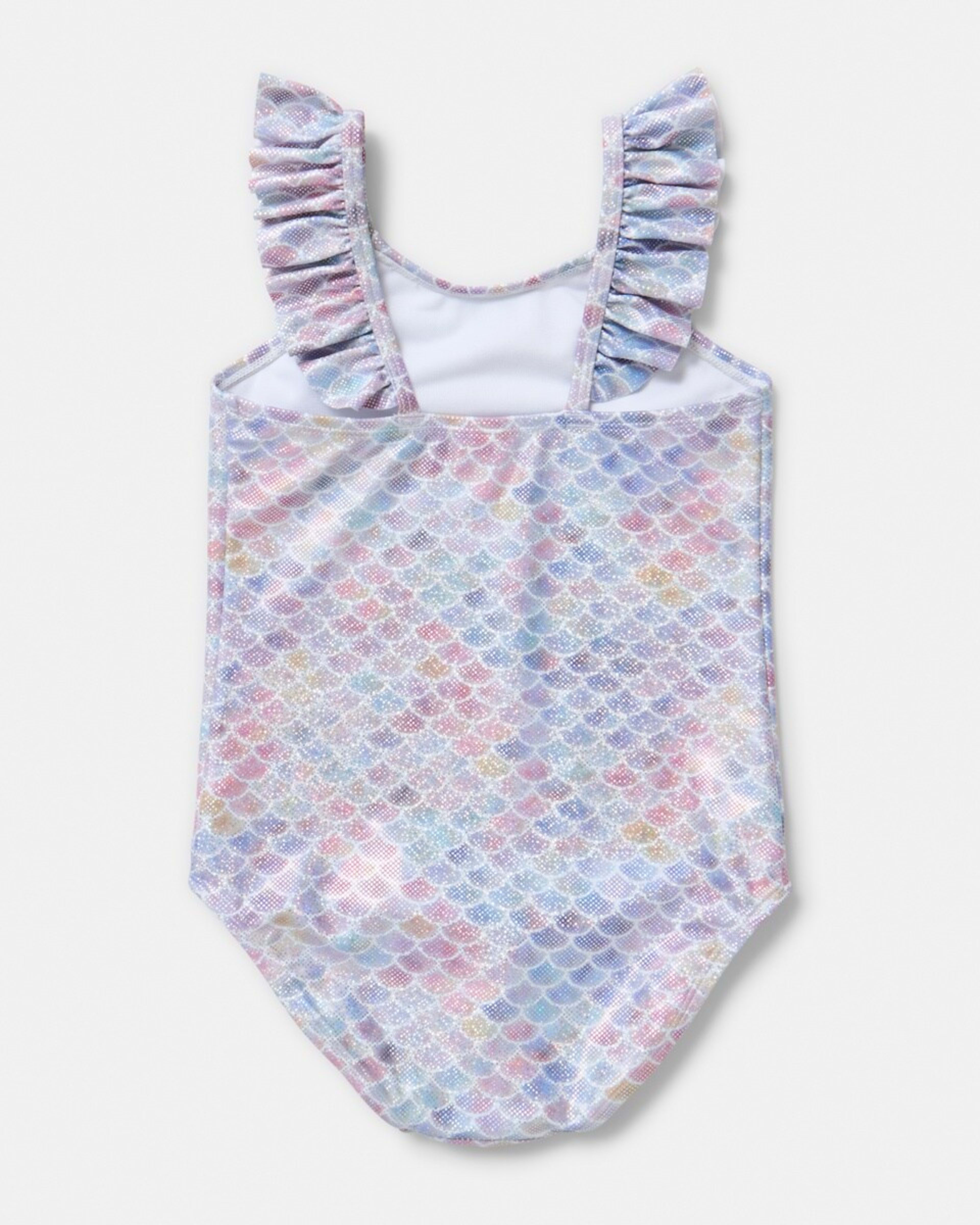 6 One Piece Swimsuit MERMAID SCALES, 6 of 8
