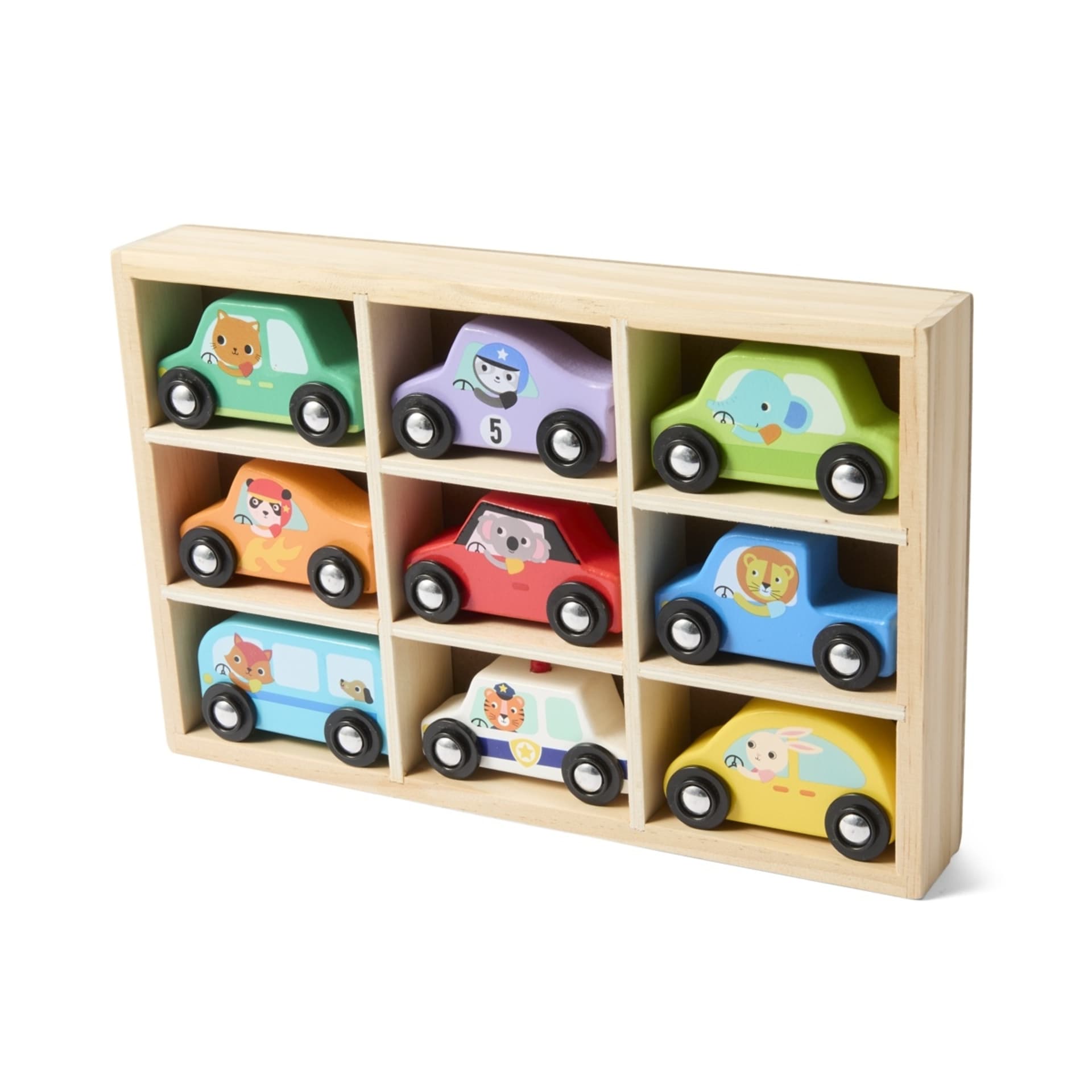 Wooden Car Set - Kmart