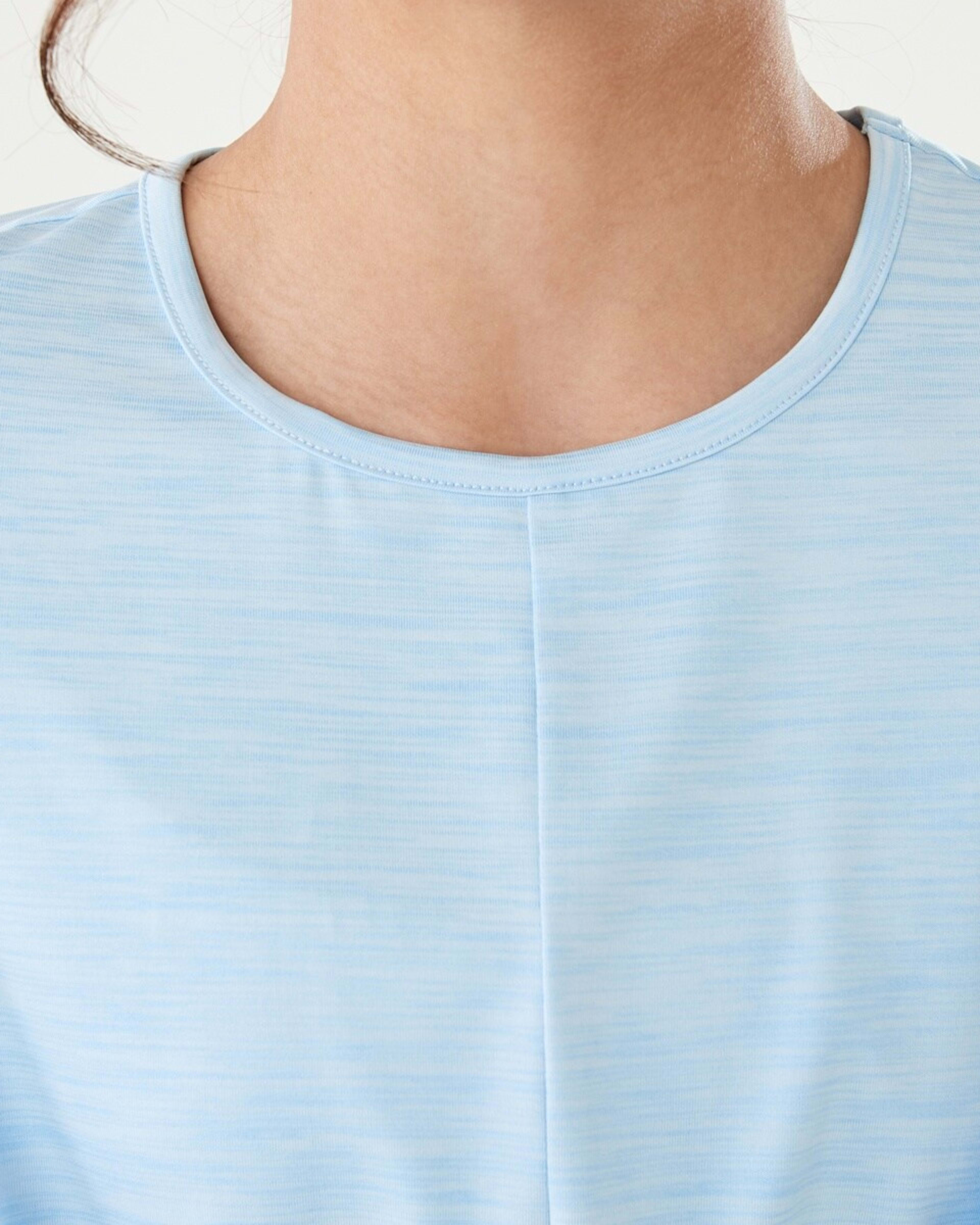 4 Active Kids Twist Front T-shirt Blu Marle, 4 of 9
