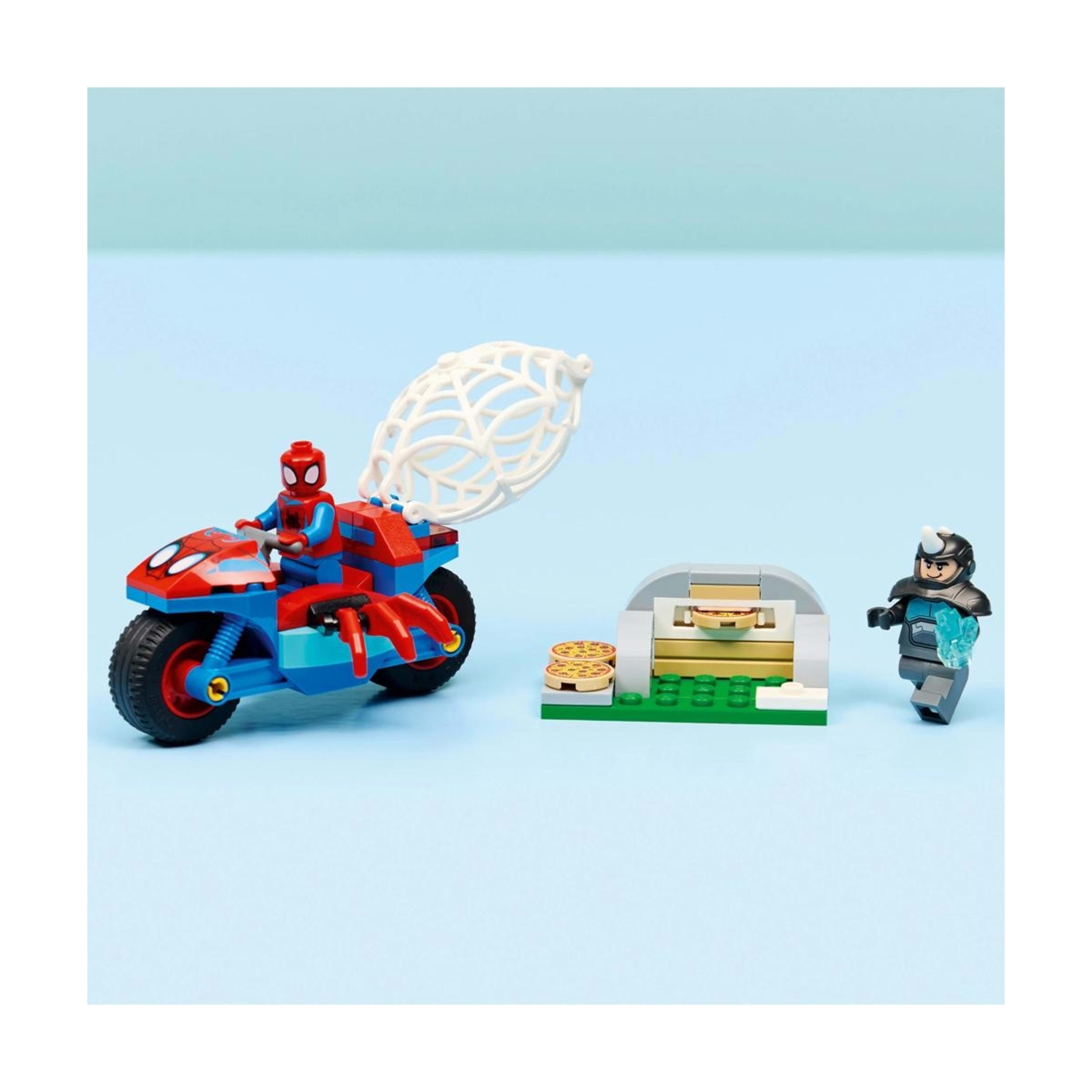 9 LEGO Spidey on his Motorcycle vs. Rhino 11206, 9 of 10