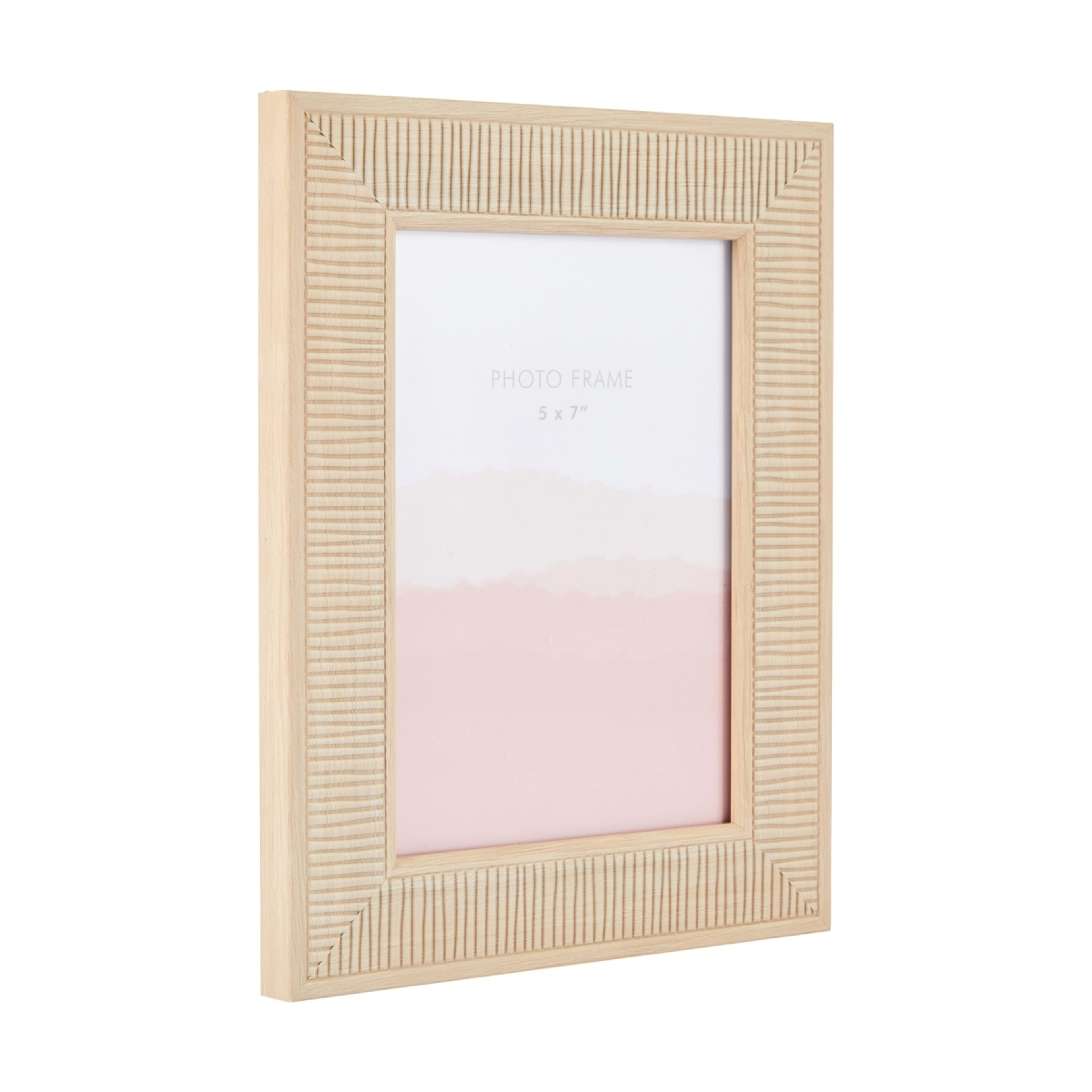 2 Ribbed Frame 5in. x 7in. - Oak Look, 2 of 4
