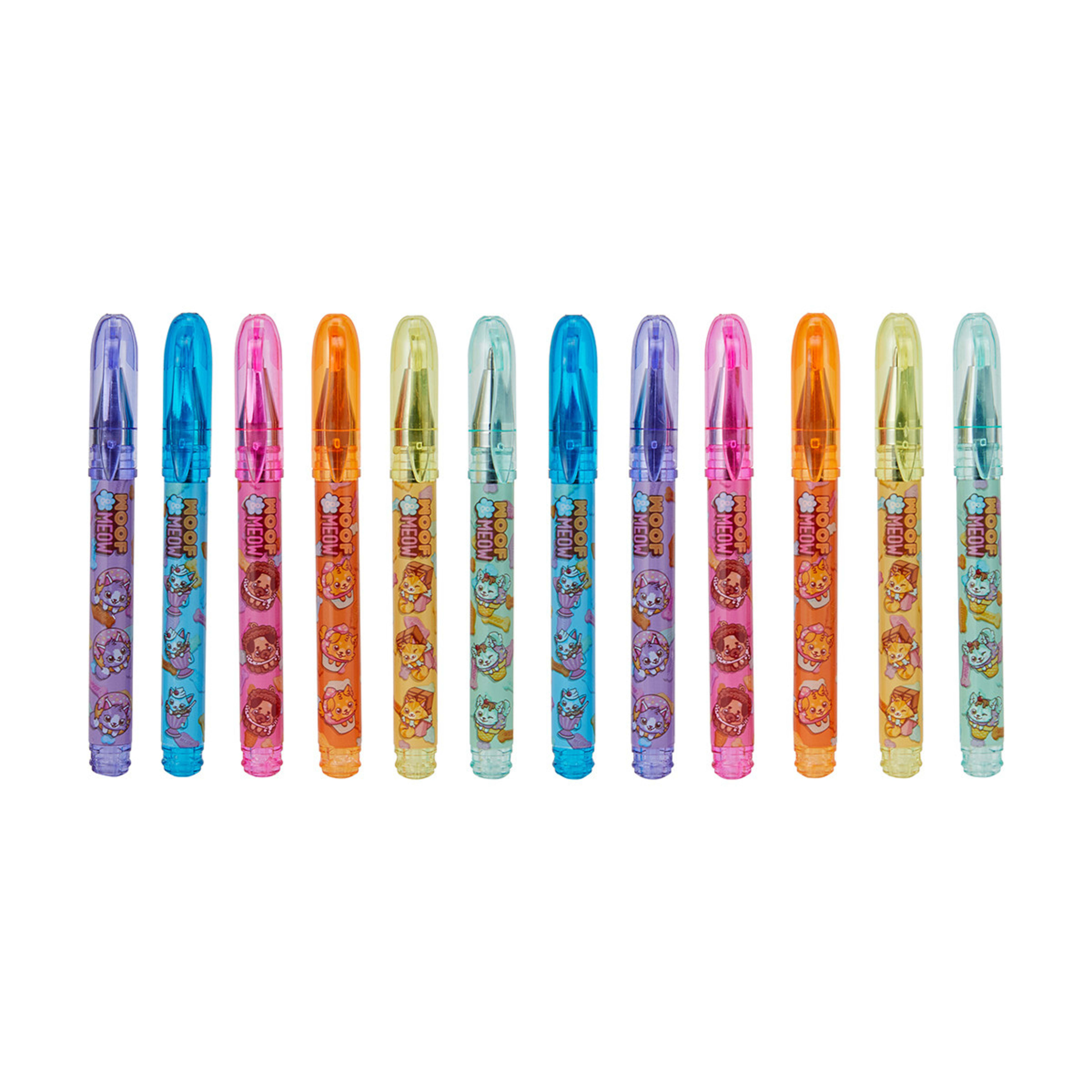12 Pack Sugar Rush Scented Mini Pens Kmart
