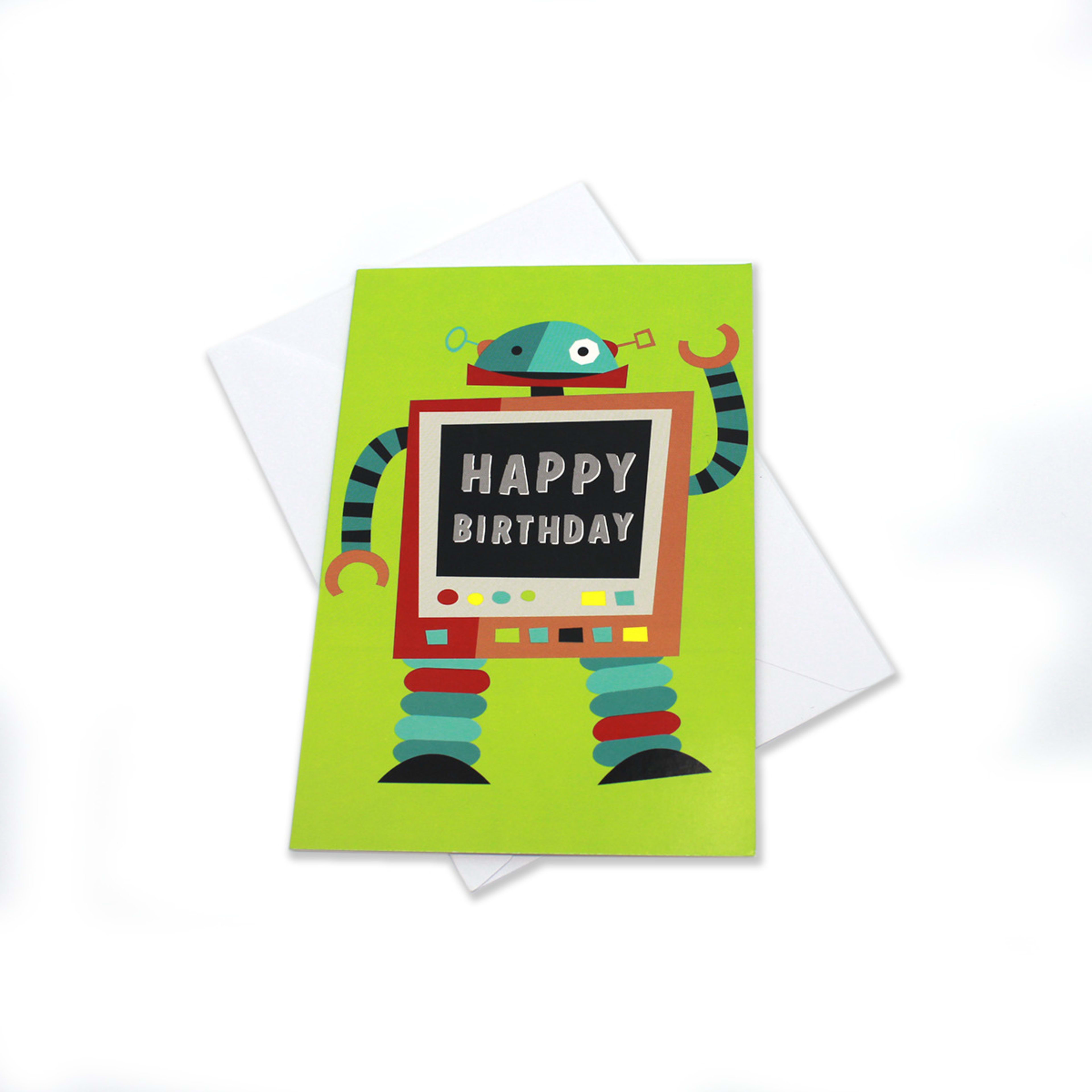 1 Hallmark Birthday Card - Robot