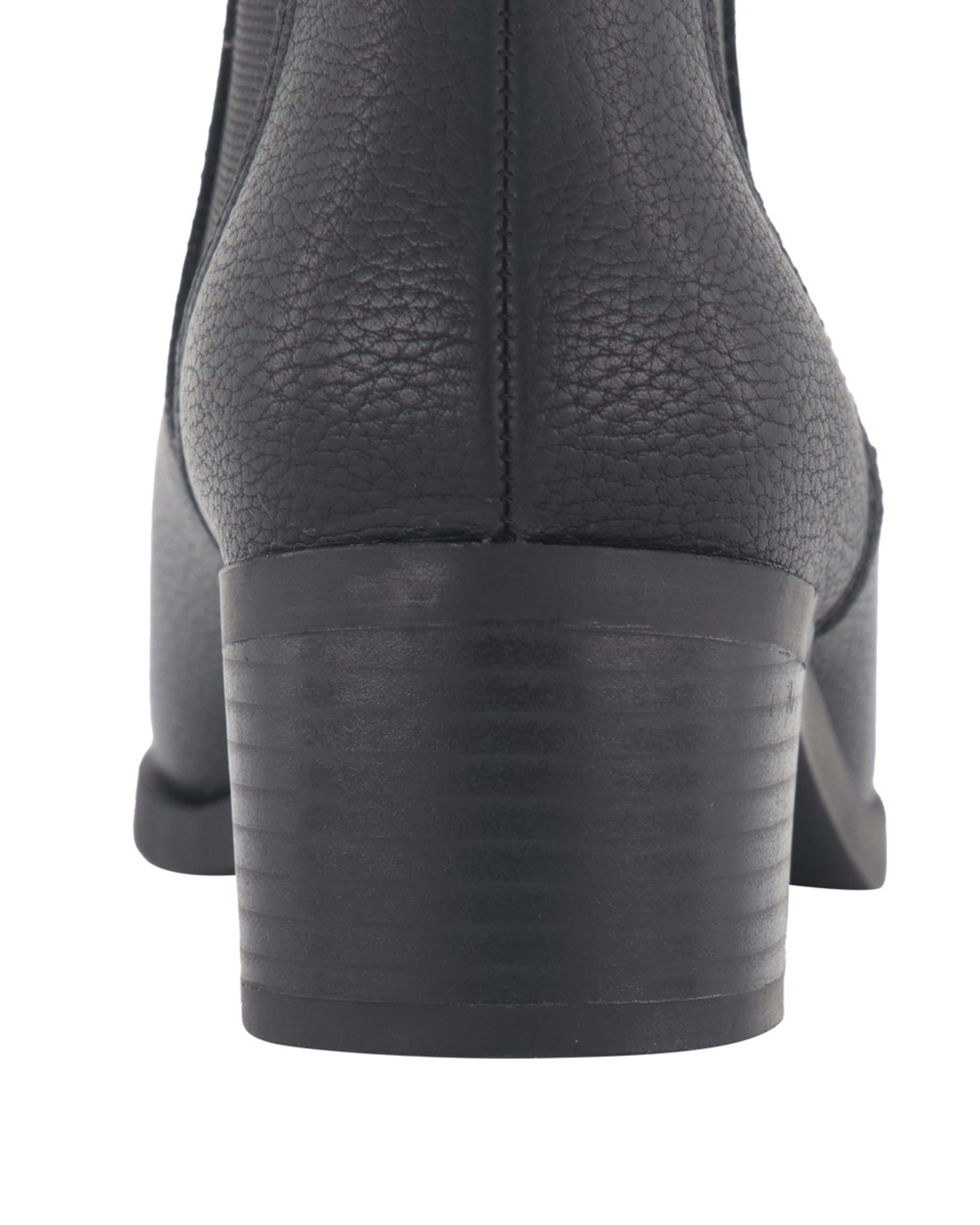 3 Mid Block Heel Boots Black, 3 of 4