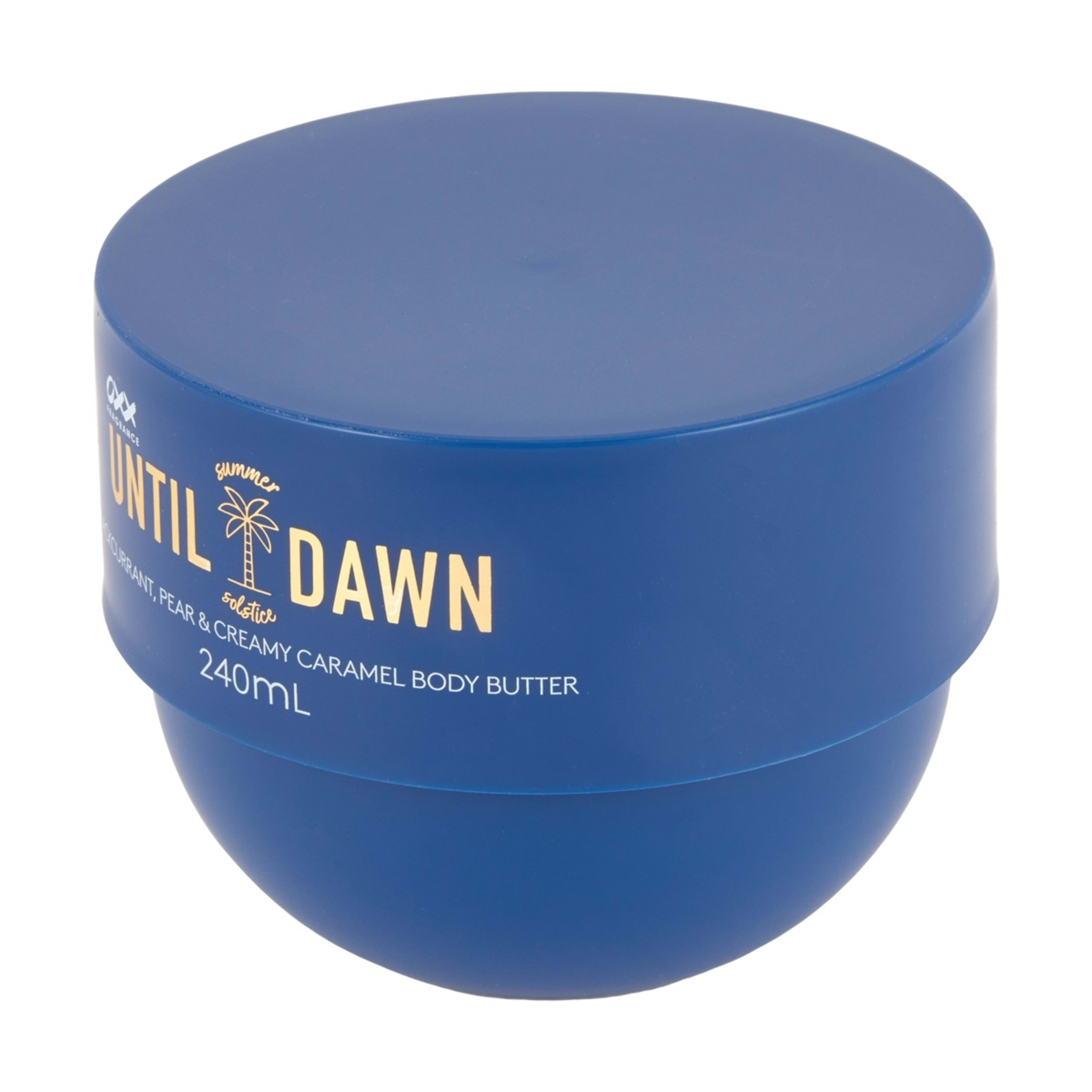 4 OXX Fragrance Until Dawn Summer Solstice Body Butter 240ml - Blackcurrant, Pear and Creamy Caramel, 4 of 6