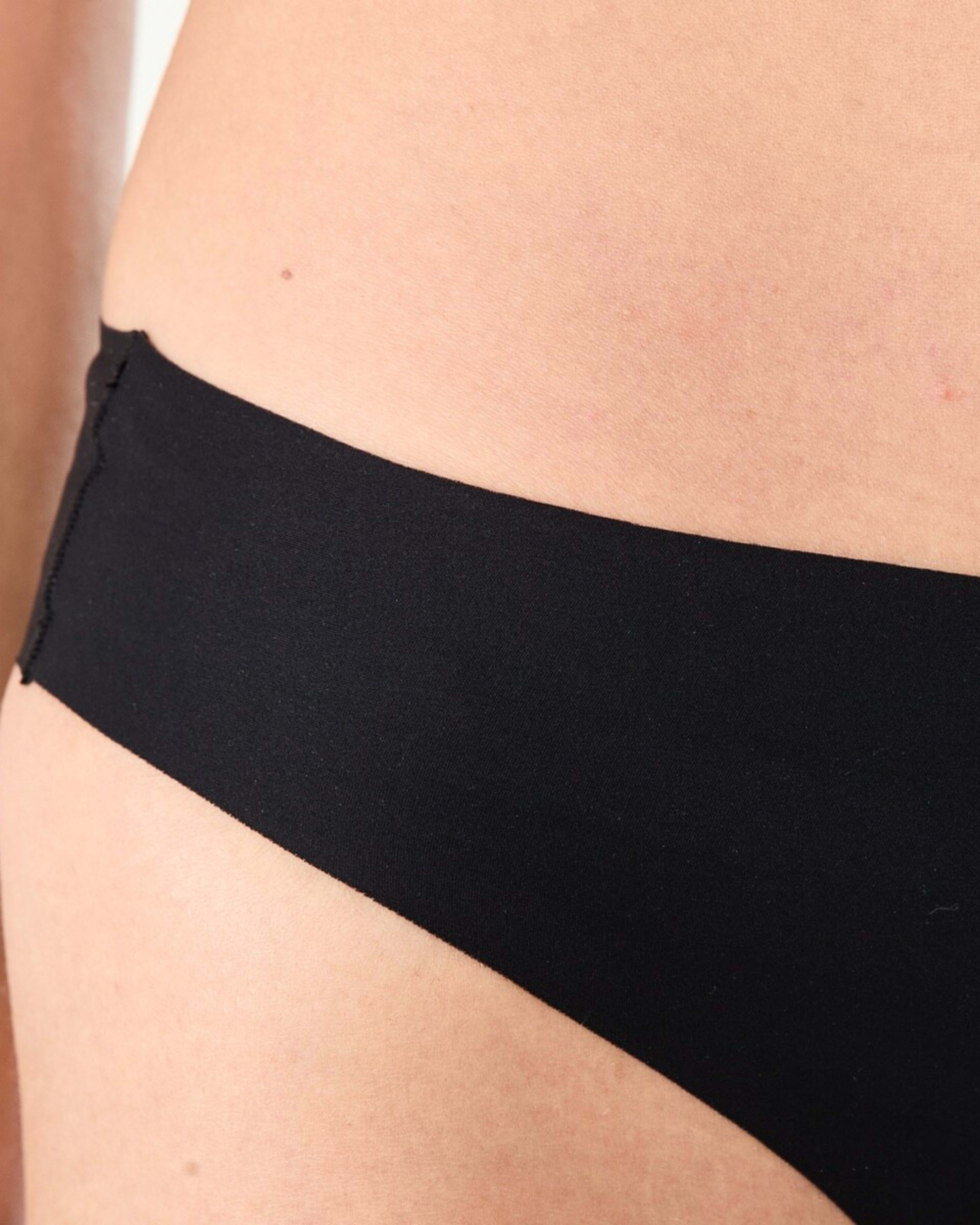 4 3 Pack No Show Bikini Briefs BLACK, 4 of 6