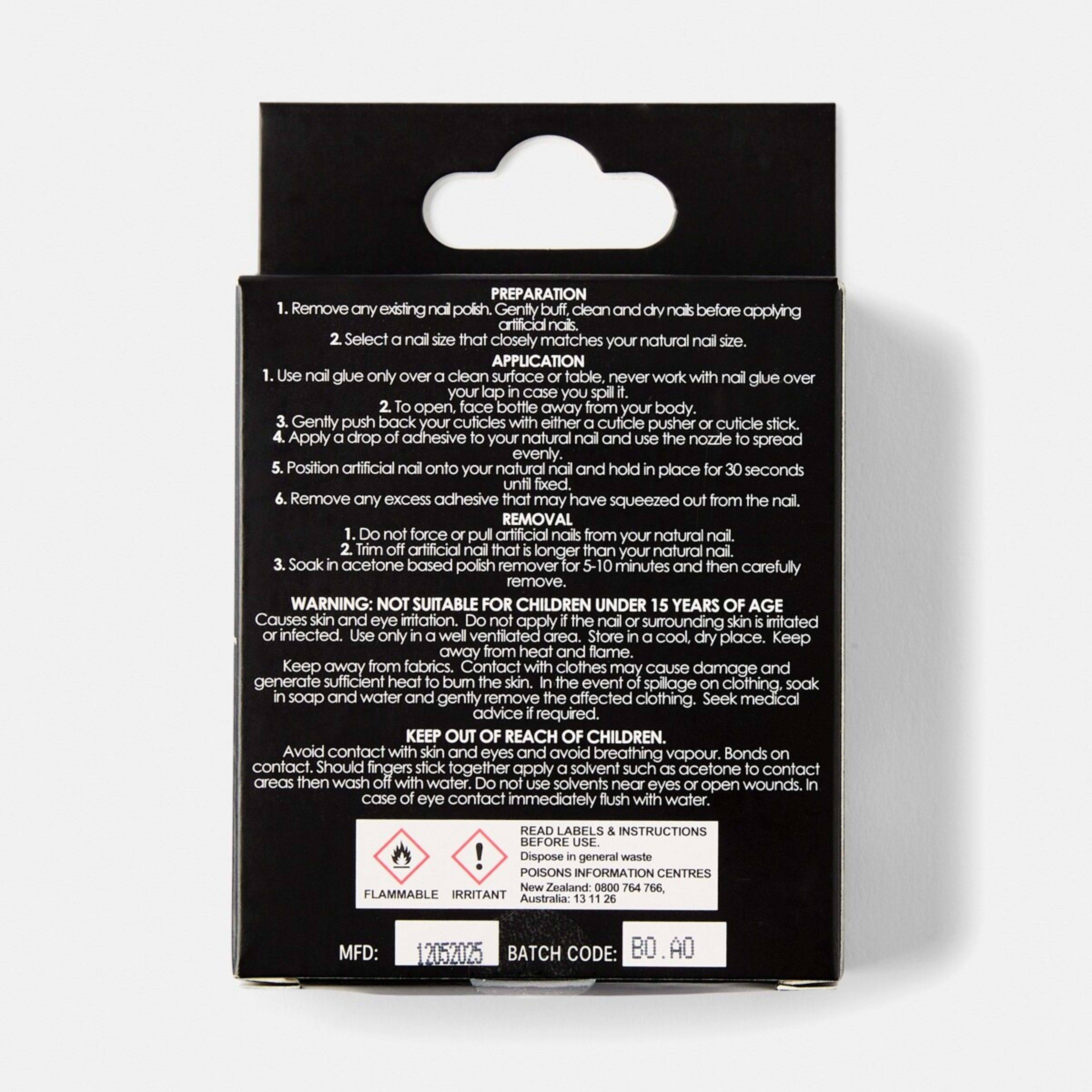 2 OXX Cosmetics 24 Pack Artificial Nails with Adhesive - Almond Shape, Pink, 2 of 4