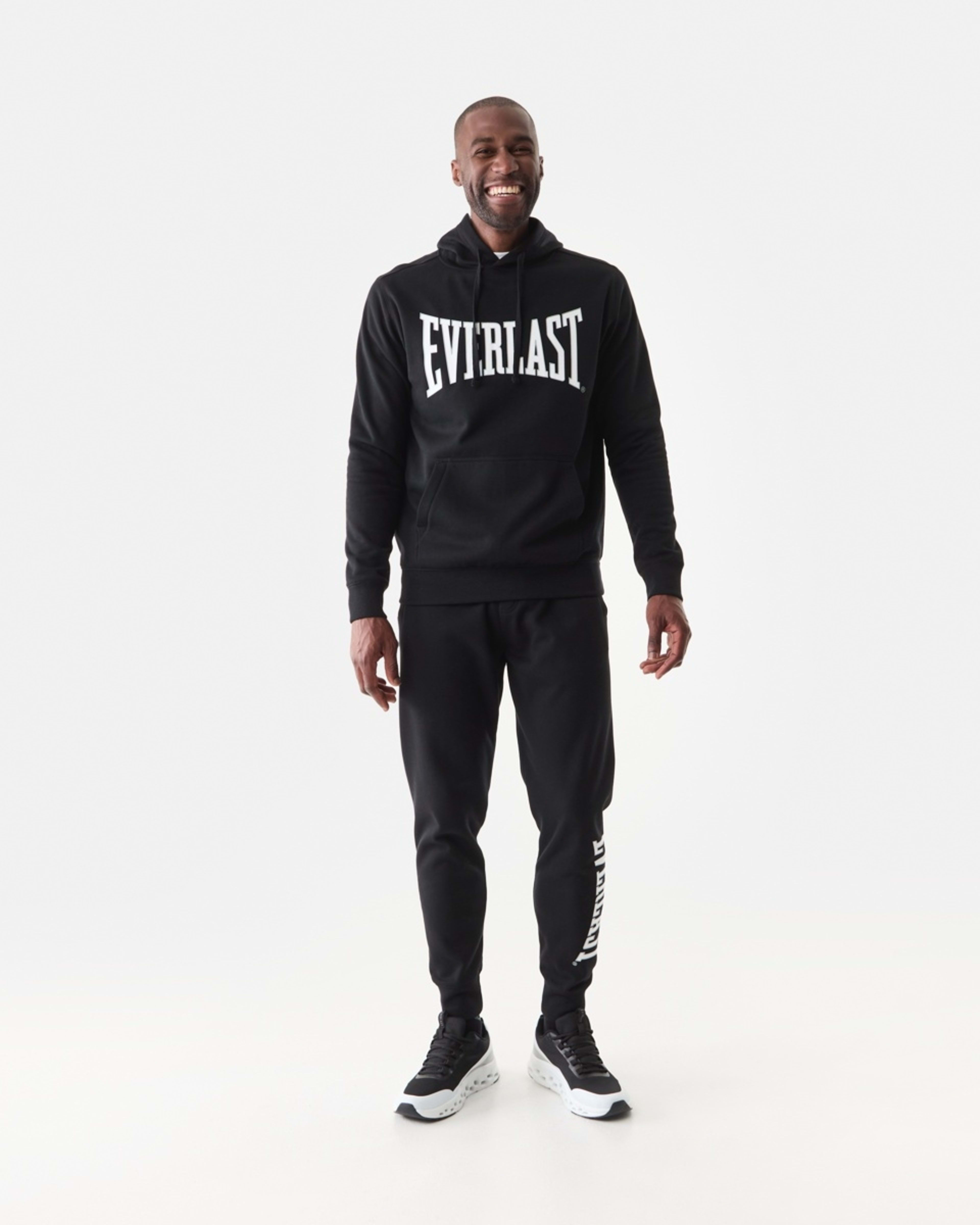 7 Everlast Mens Block Trackpants EVER CLASSIC BLACK, 7 of 7