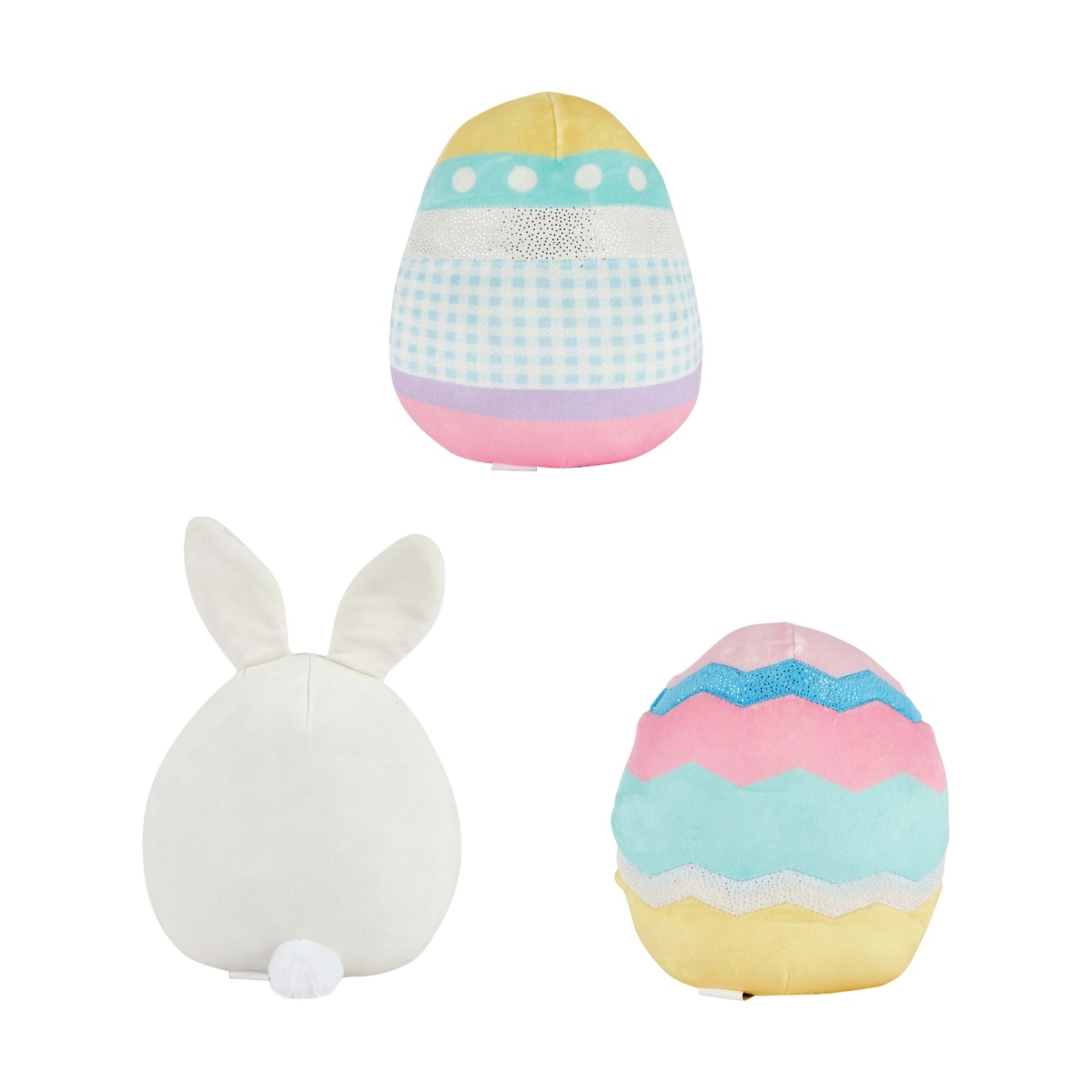 3 Easter Egg Cushy - Assorted, 3 of 4