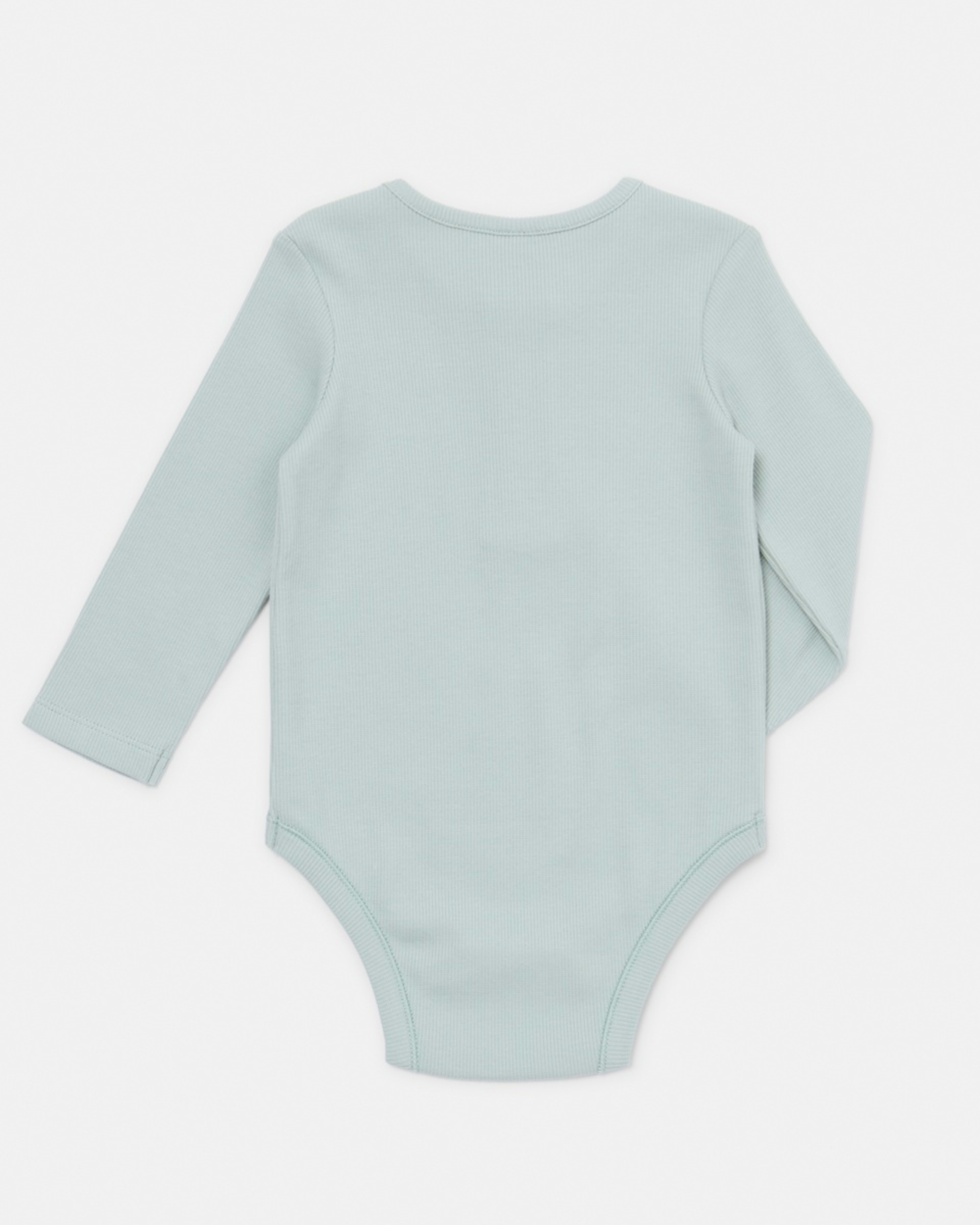 2 Henley Bodysuit Blue Surf, 2 of 4