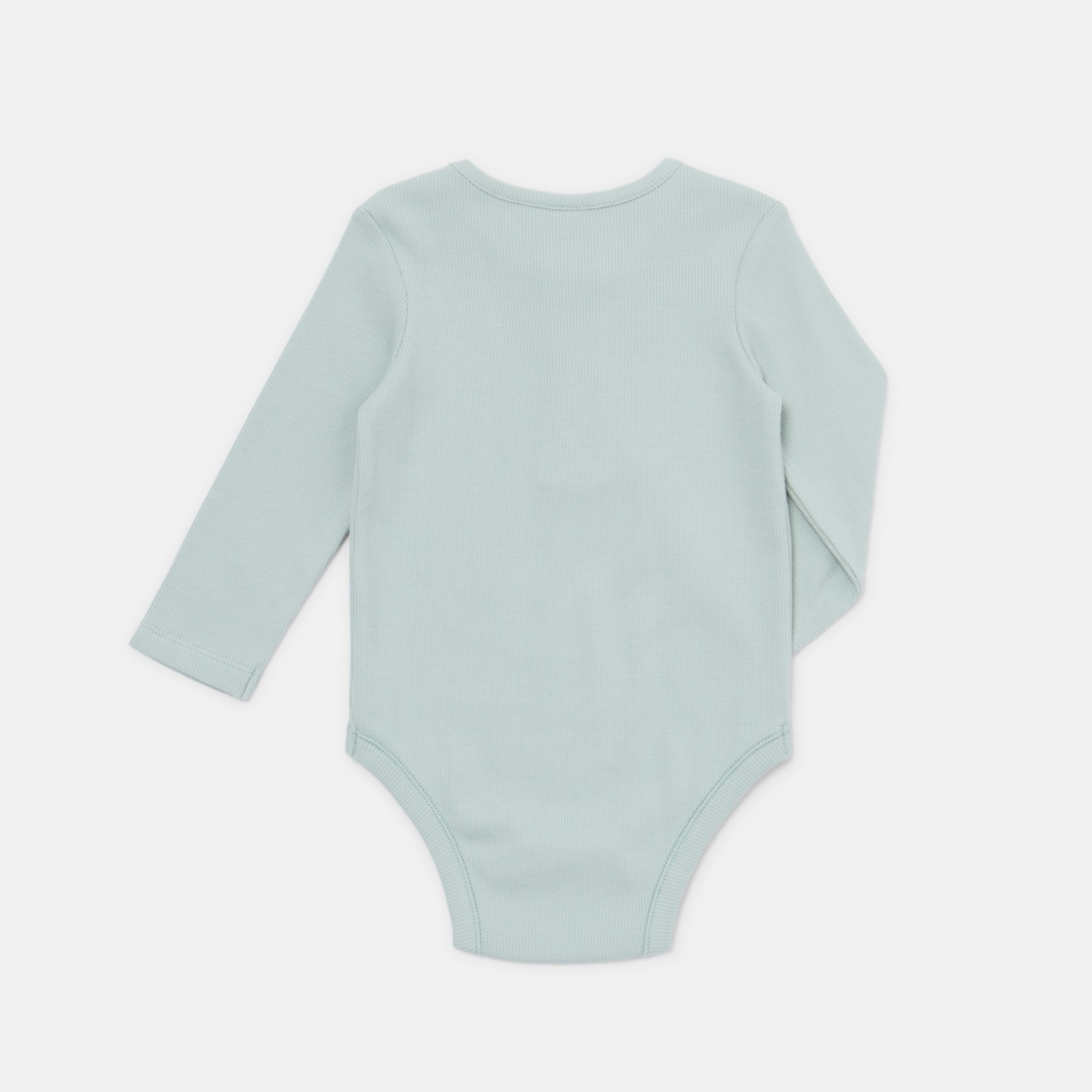 2 Henley Bodysuit Blue Surf, 2 of 4