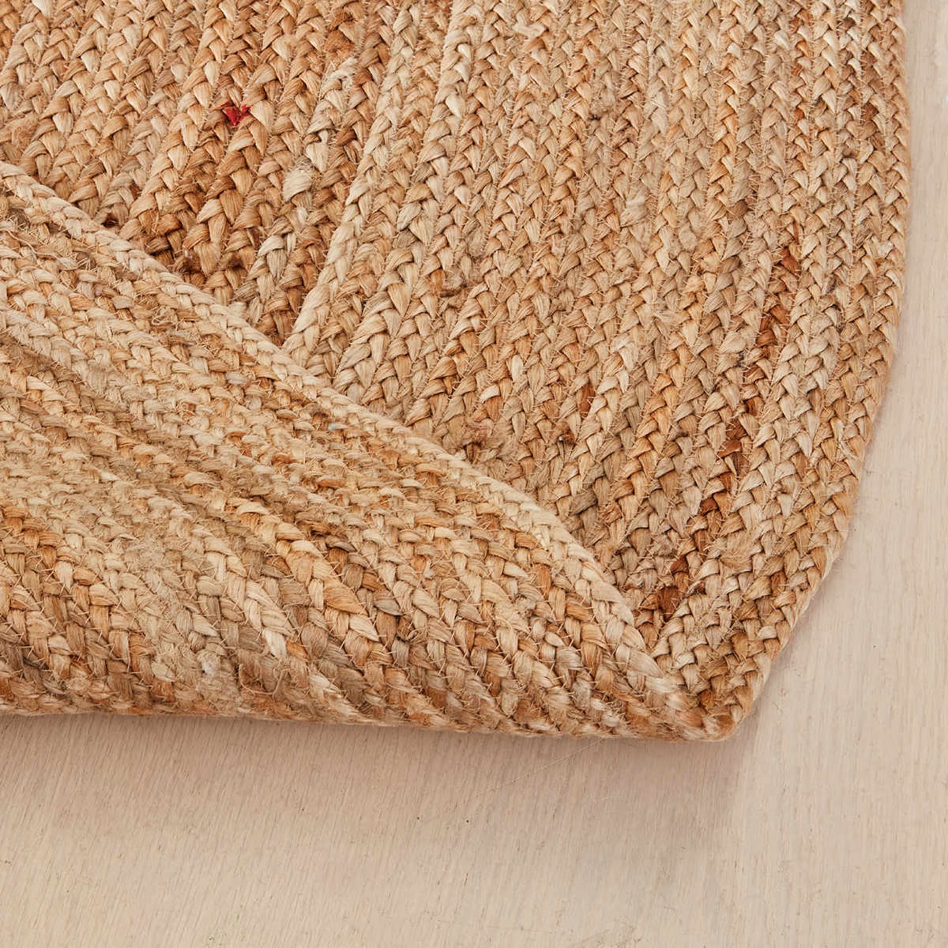Round Jute Rug Natural 180cm Kmart