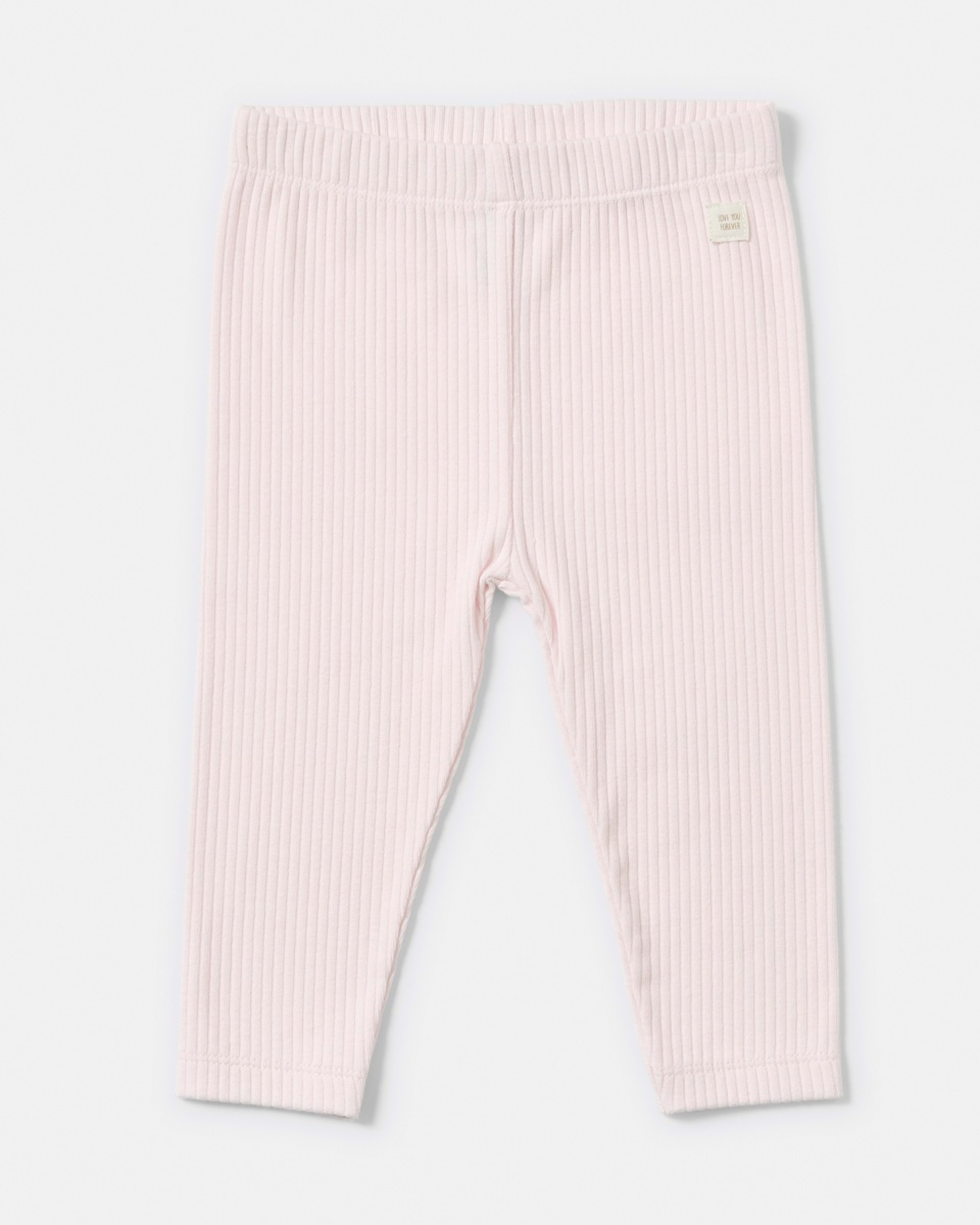 5 3 Pack Ribbed Leggings PINK, HONEY, LILY, 5 of 8