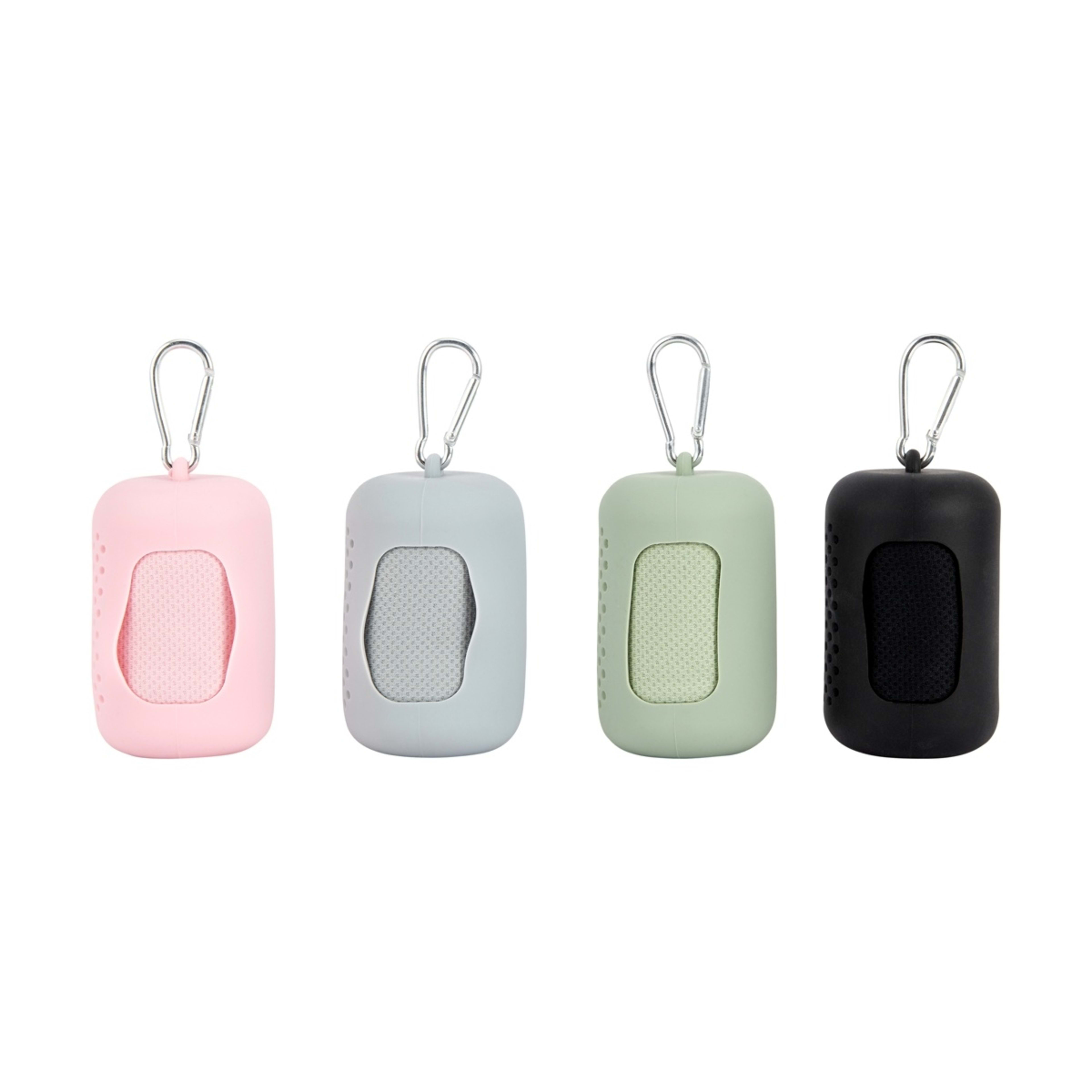 1 2 Pack Gym Towel and Holder - Assorted