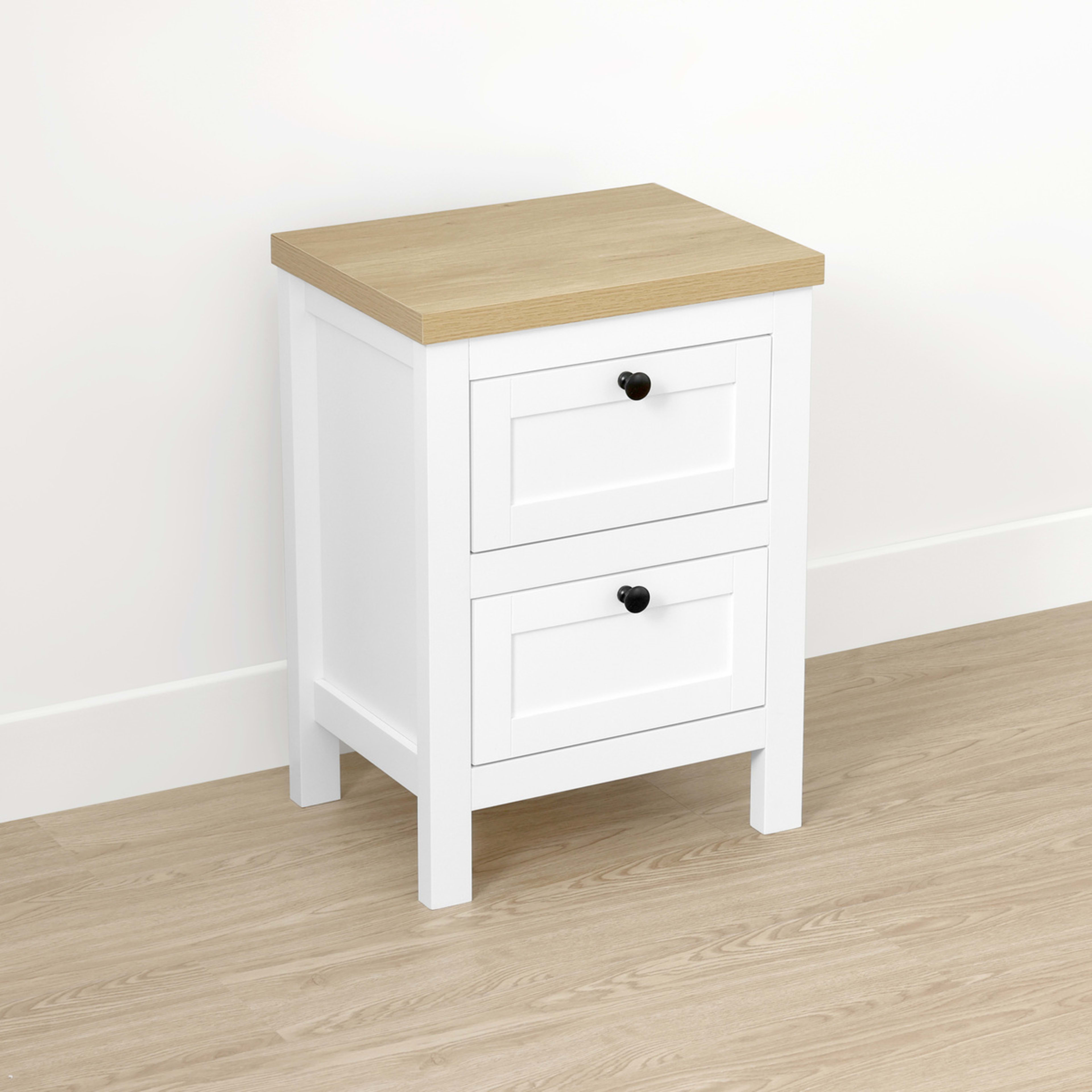 5 Camille 2 Drawer Bedside Table, 5 of 10