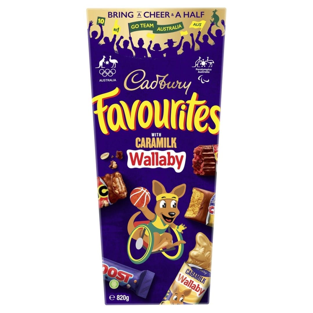 Cadbury Favourites with Caramilk Wallaby 820g - Kmart