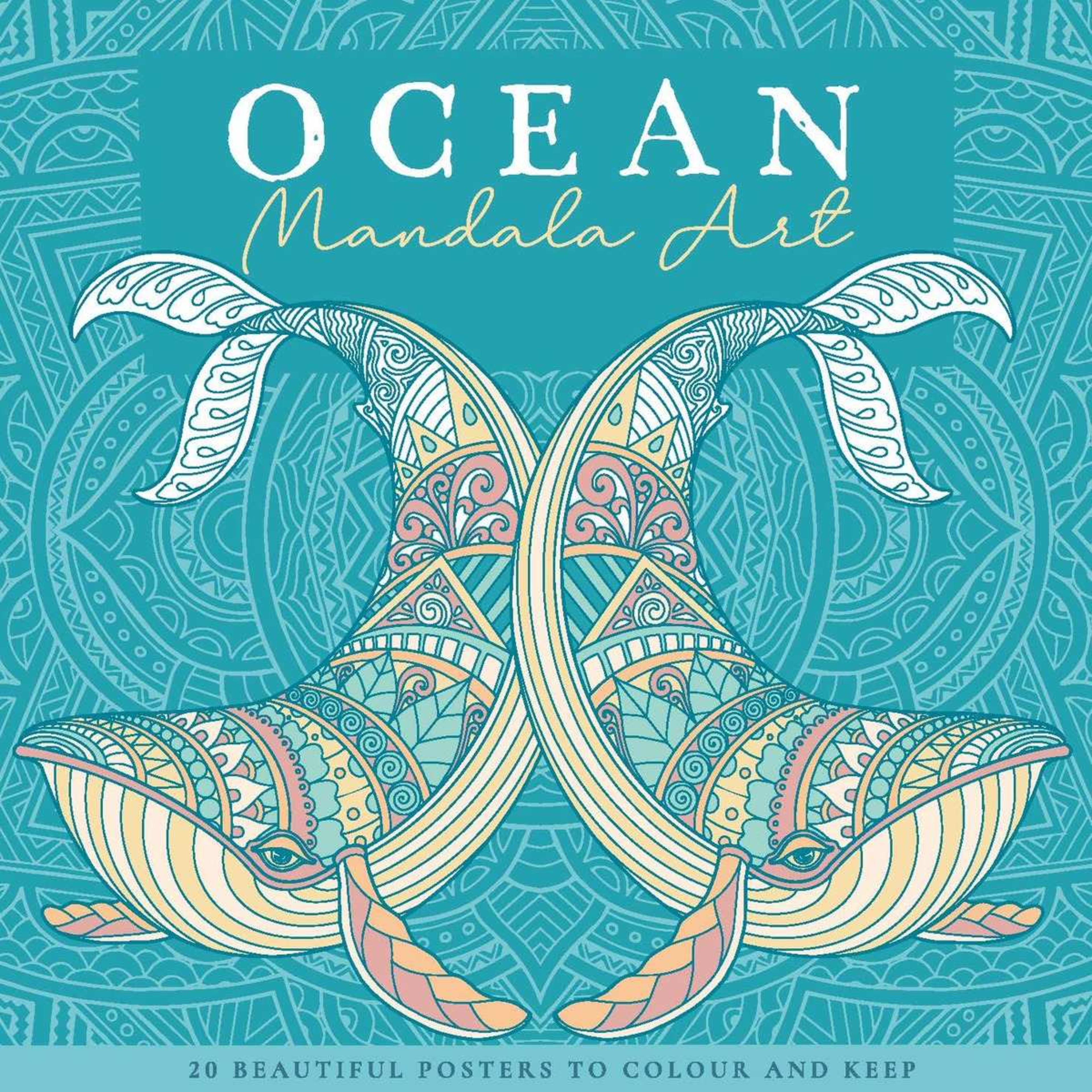 1 Mandala Poster Art: Ocean - Book