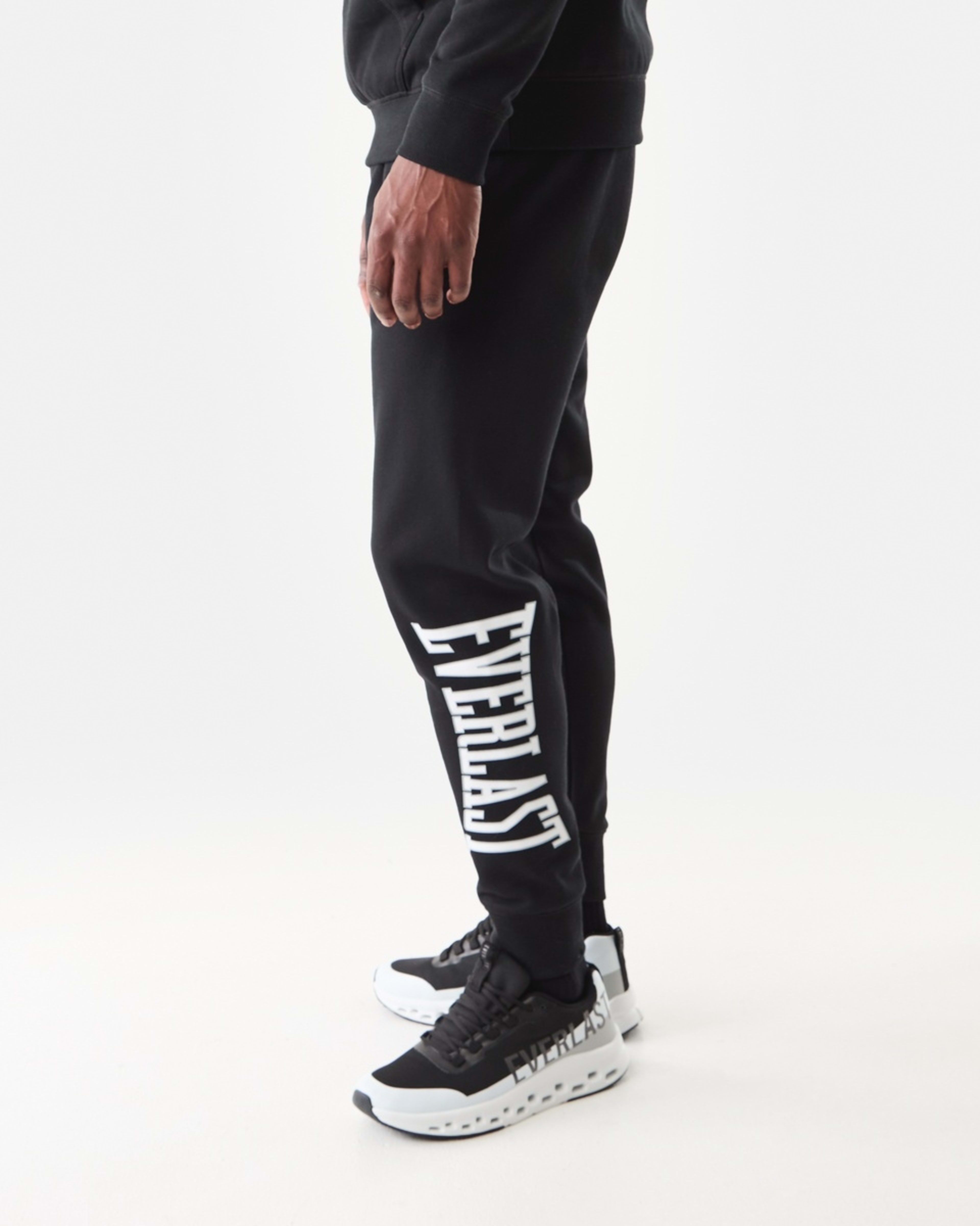 1 Everlast Mens Block Trackpants EVER CLASSIC BLACK