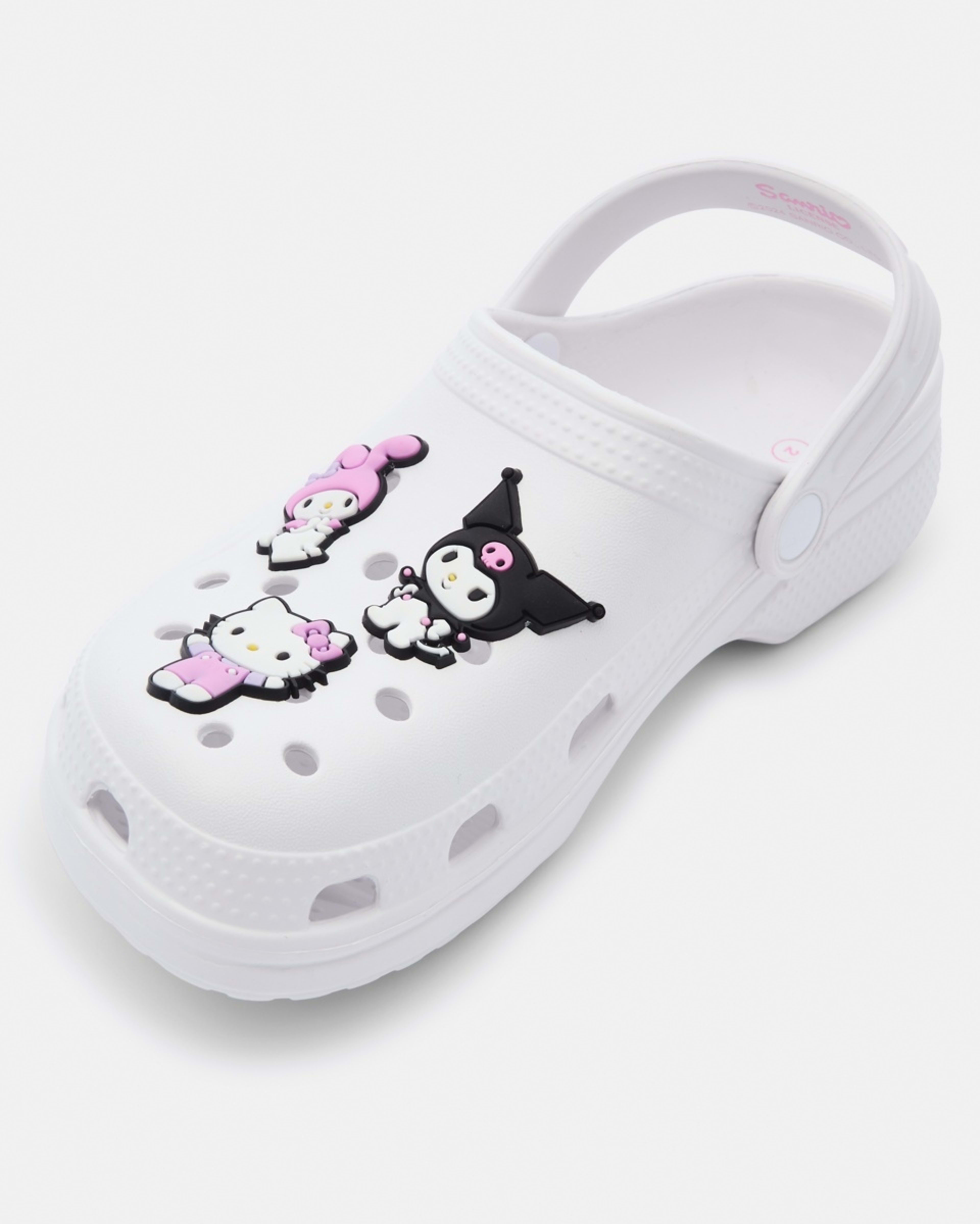 3 Senior Hello Kitty License Clogs White, 3 of 5