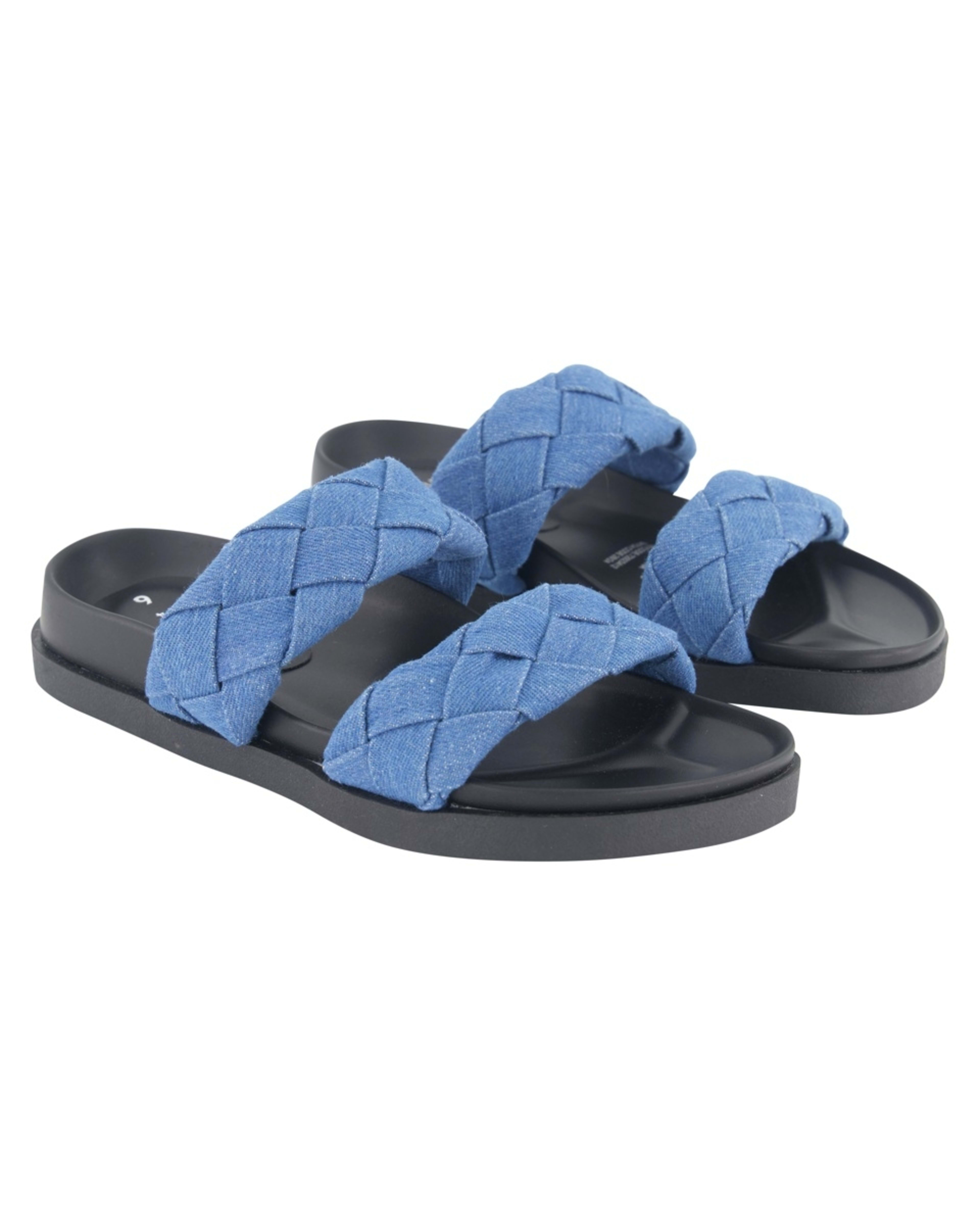 2 Braided Band Slides Denim, 2 of 4
