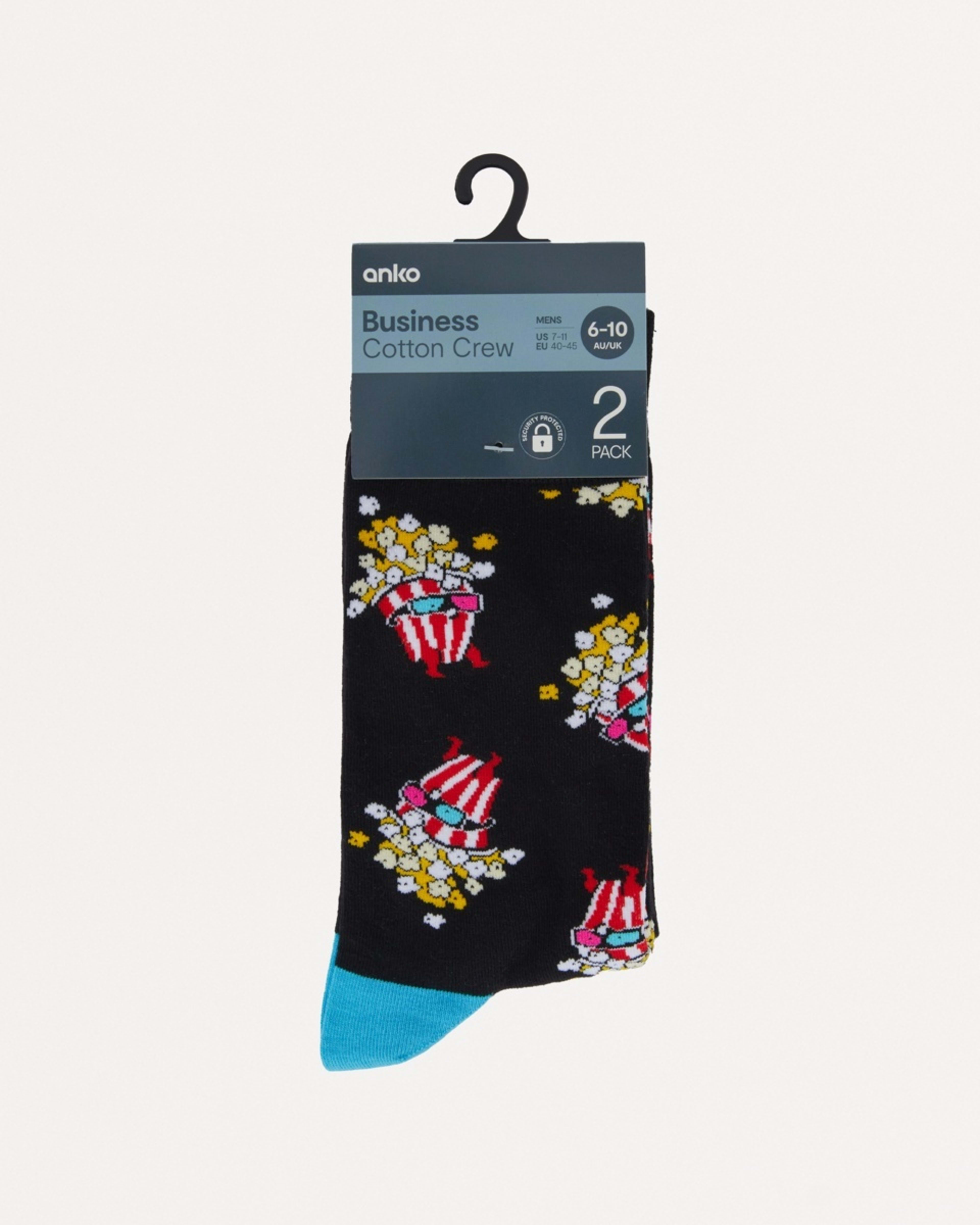 3 2 Pack Novelty Pattern Socks POPSTARS SOCKS, 3 of 3