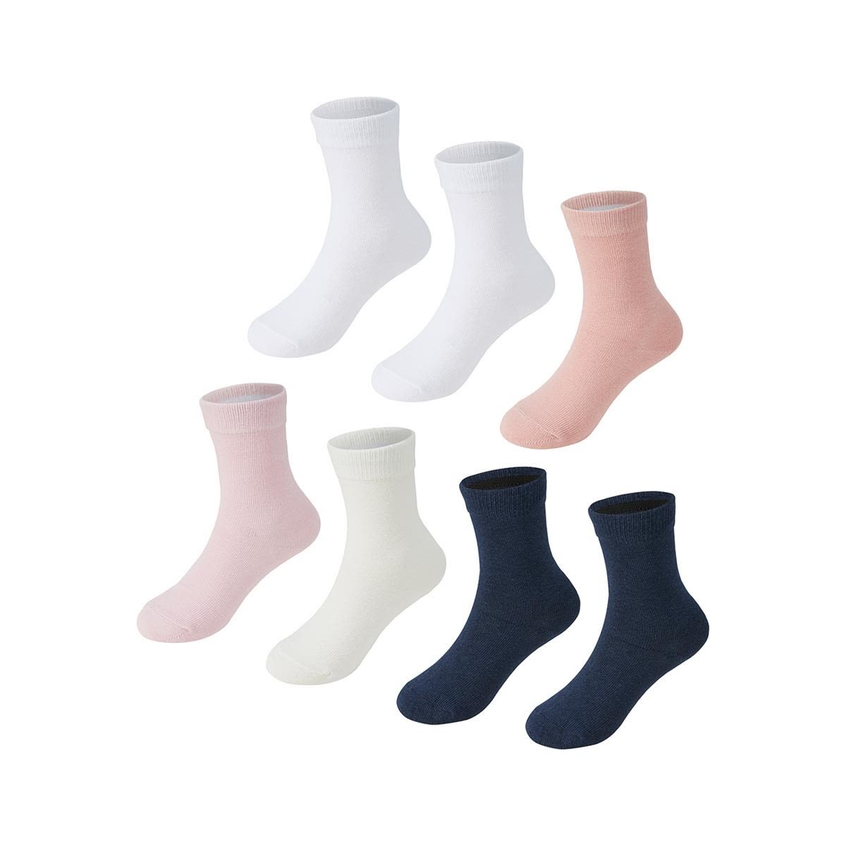 7 Pack Crew Socks