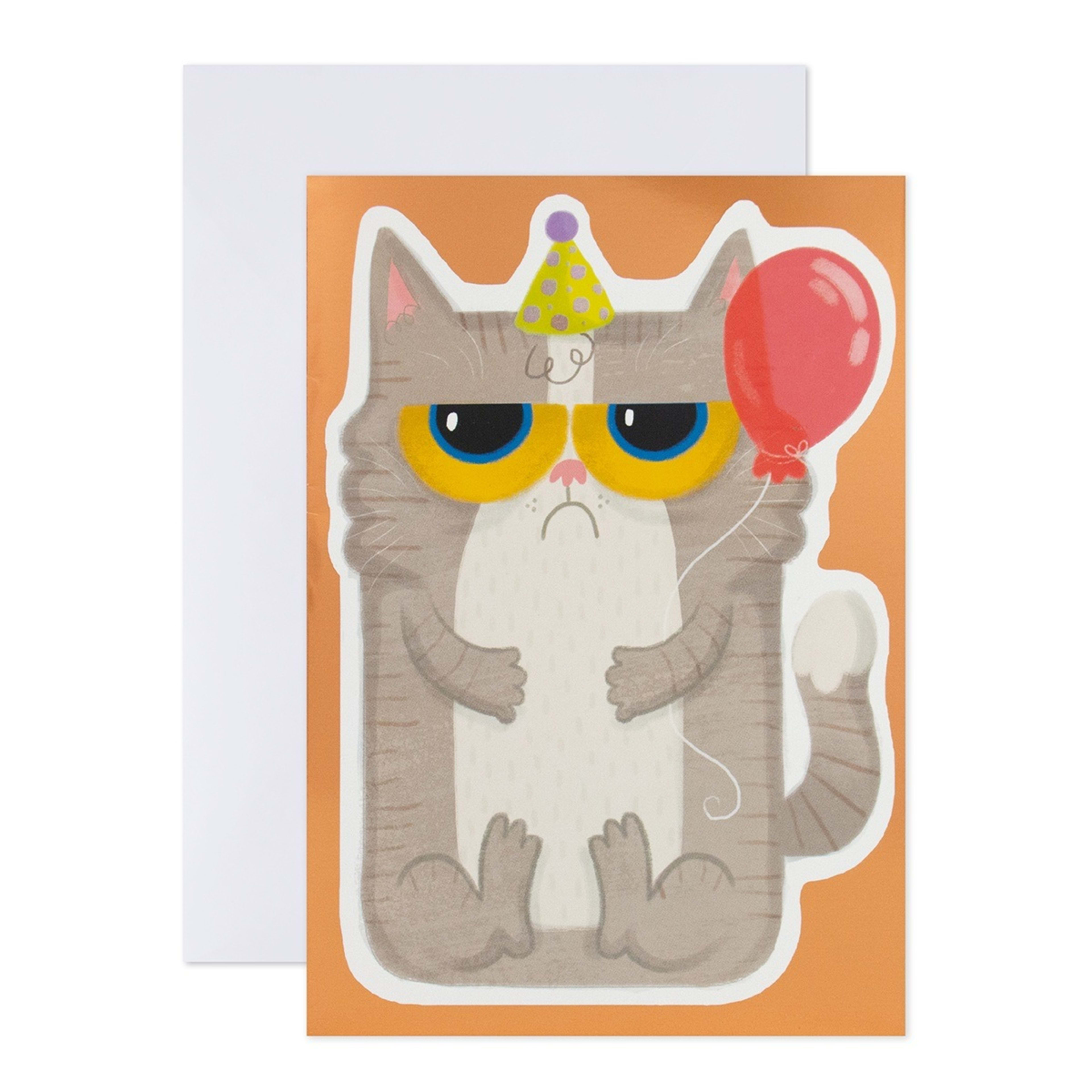1 Hallmark Interactive Sound Birthday Card - Grumpy Cat